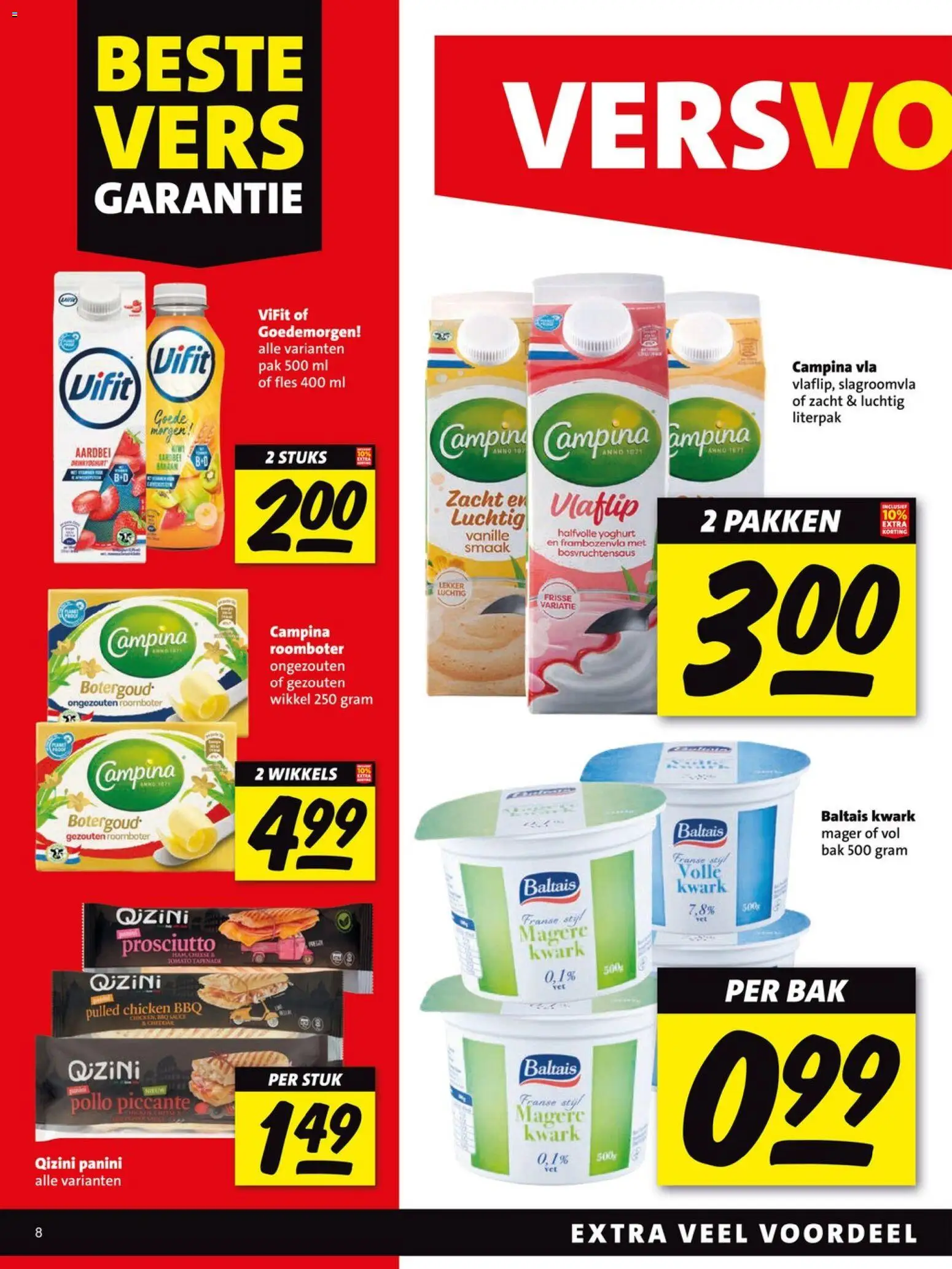 {H1} | Pagina: 8 | Producten: Yoghurt, Fles, Kwark, Pavilon