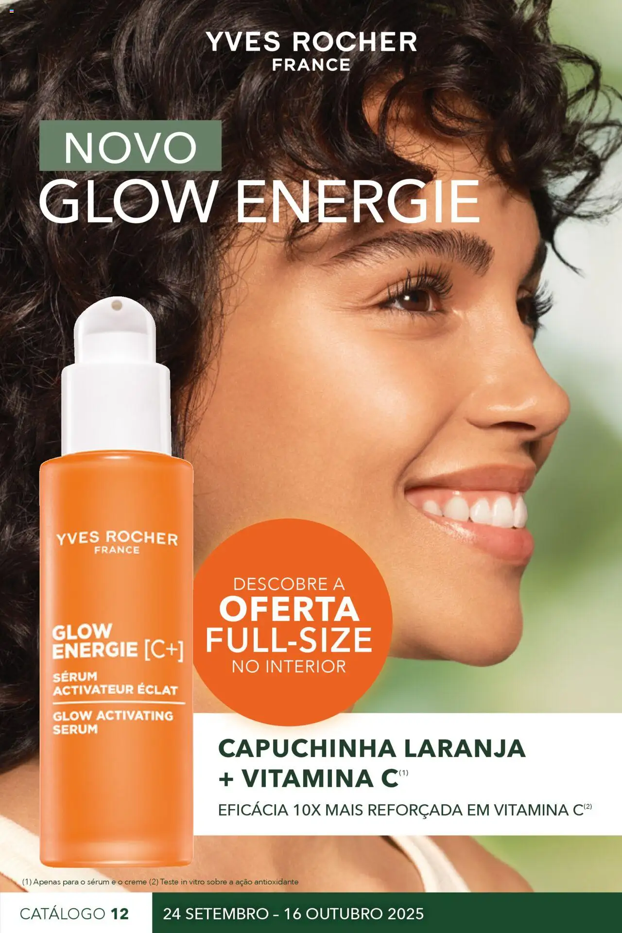 Yves Rocher catálogo 12 │ válido de 24.09.2025 | Página: 1 | Produtos: Sérum, Creme