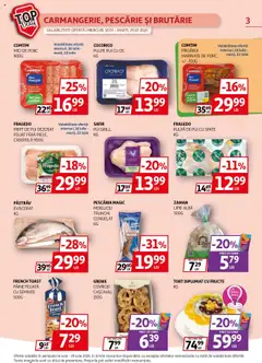 Catalog Auchan – valabil de la 16.07.2025 | Pagină: 3 | Produse: Semințe, Pâine, Pește, Fructe