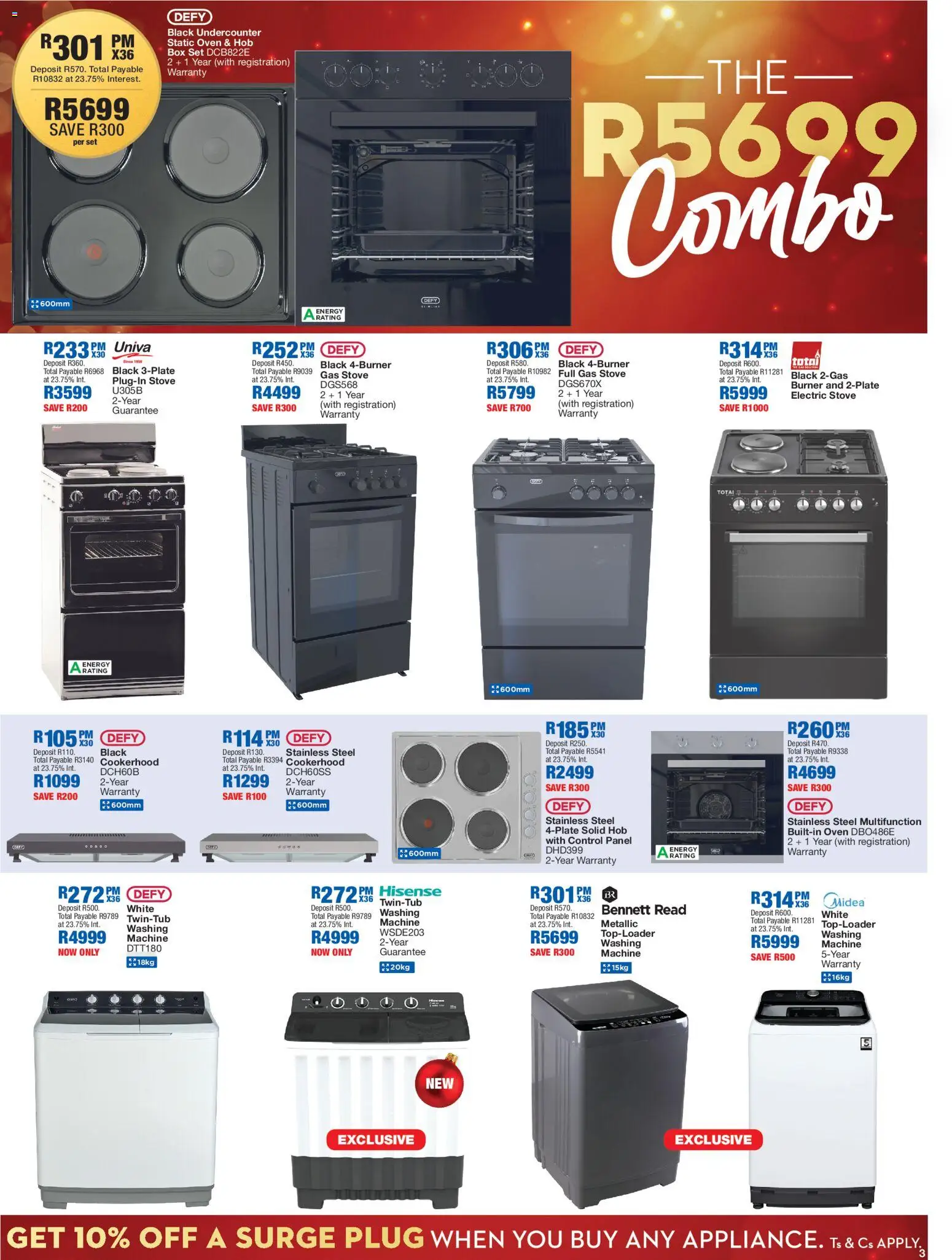 New OK Furniture catalogue – valid from 08.12.2025 | Page: 3 | Products: Oven, Hob, Box, Gas stove