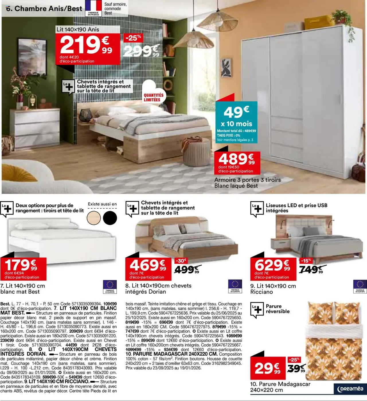  | Page: 33 | Produits: USB, Coton, Armoire, Laque