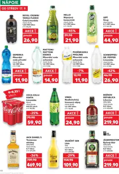 JÄGERMEISTER Bylinný likér 33%/35%, různé druhy, 0,5 I láhev od 17.09.2025 | Strana: 40