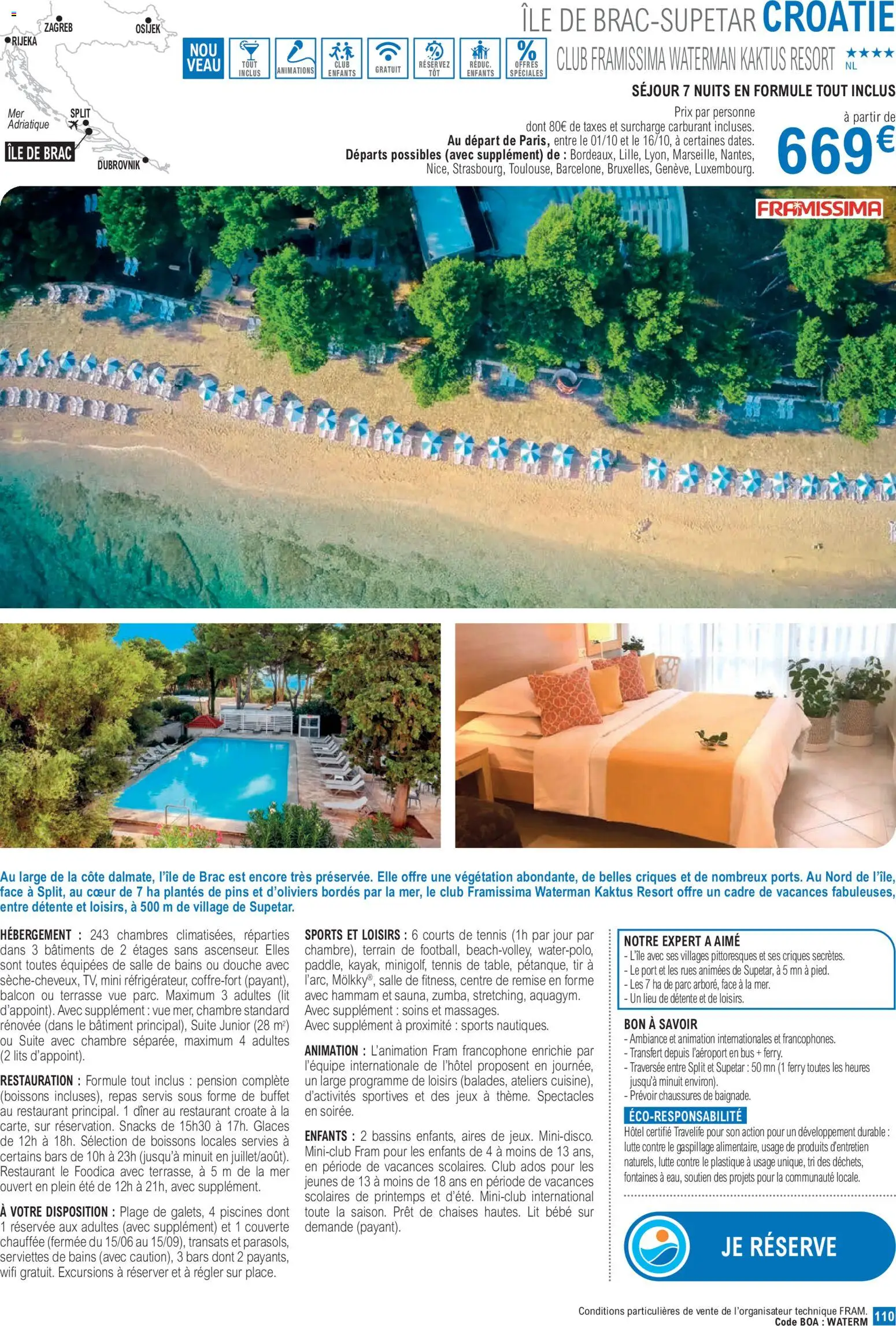 {H1} | Page: 110 | Produits: Glaces, Lit, Buffet, Jeux