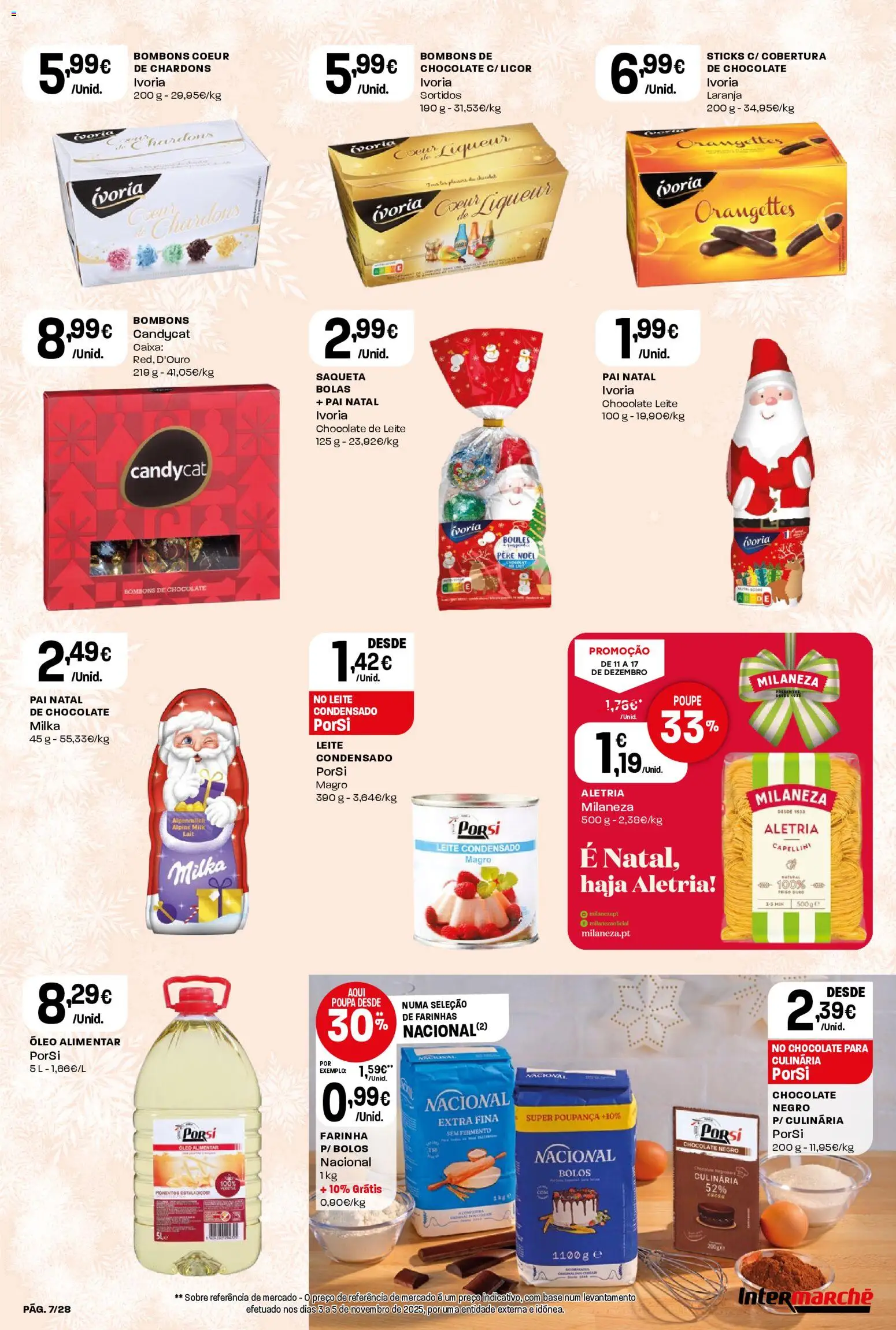 Intermarché Folheto Contact │ válido de 11.12.2025 | Página: 7 | Produtos: Milaneza, Base, Leite, Óleo