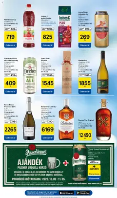 Tesco Hipermarket - Akciós újság  - amely érvényes a következő dátumtól: 16.10.2025 | Oldal: 27 | Termékek: Gyümölcsital, Pilsner urquell, Bor, Whisky