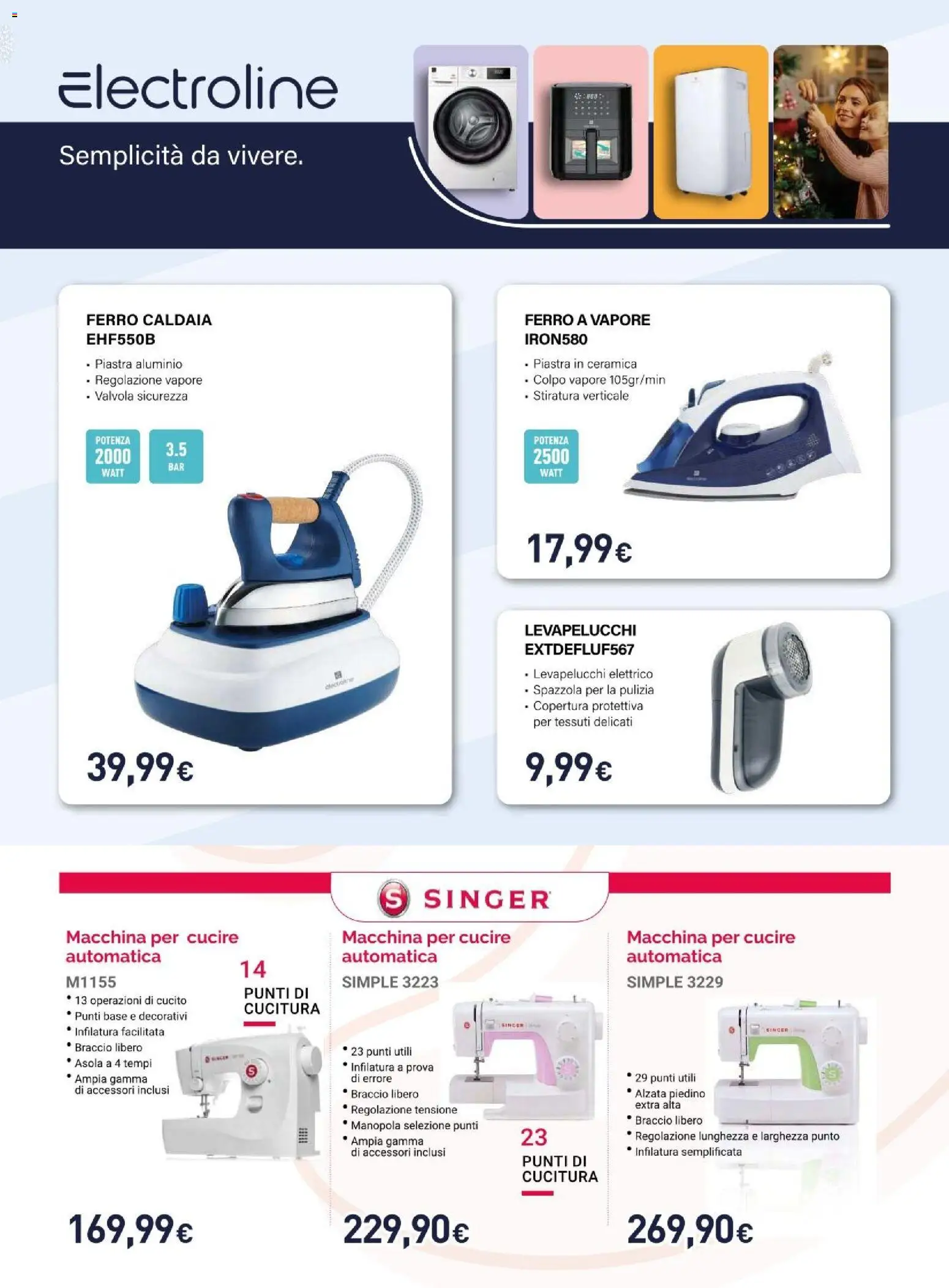 Volantino Unieuro del 06.12.2025 | Pagina: 35 | Prodotti: Spazzola, Caldaia, Levapelucchi