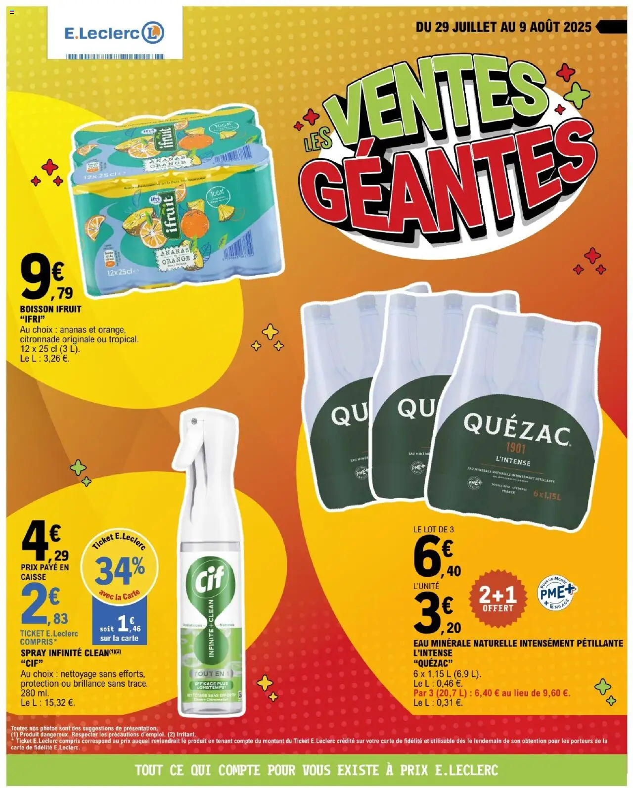  | Page: 1 | Produits: Eau minérale, Orange, Eau minérale naturelle, Ananas