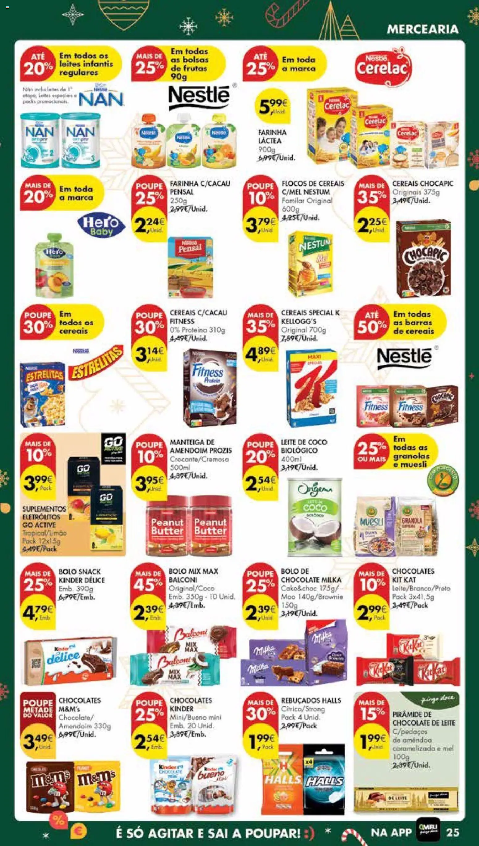 Pingo Doce Poupe Esta Semana Madeira │ válido de 09.12.2025 | Página: 25 | Produtos: Bolo, Chocolates, Chocolate, Cereais