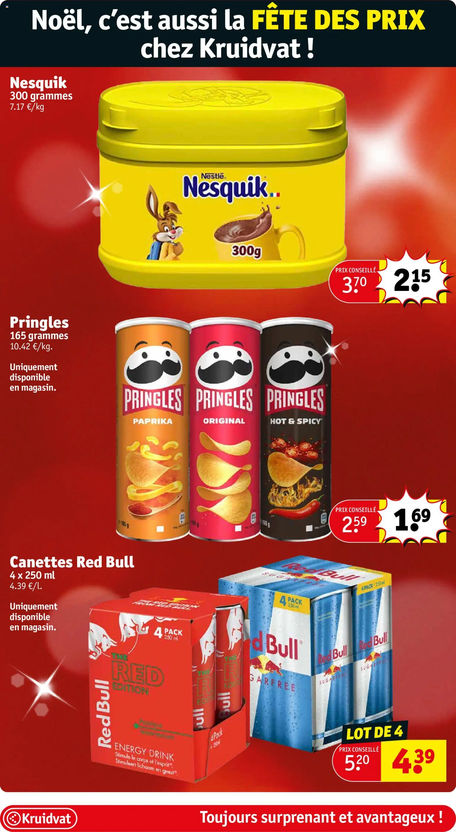 {H1} | Pagina: 55 | Producten: Red Bull, Pringles, La