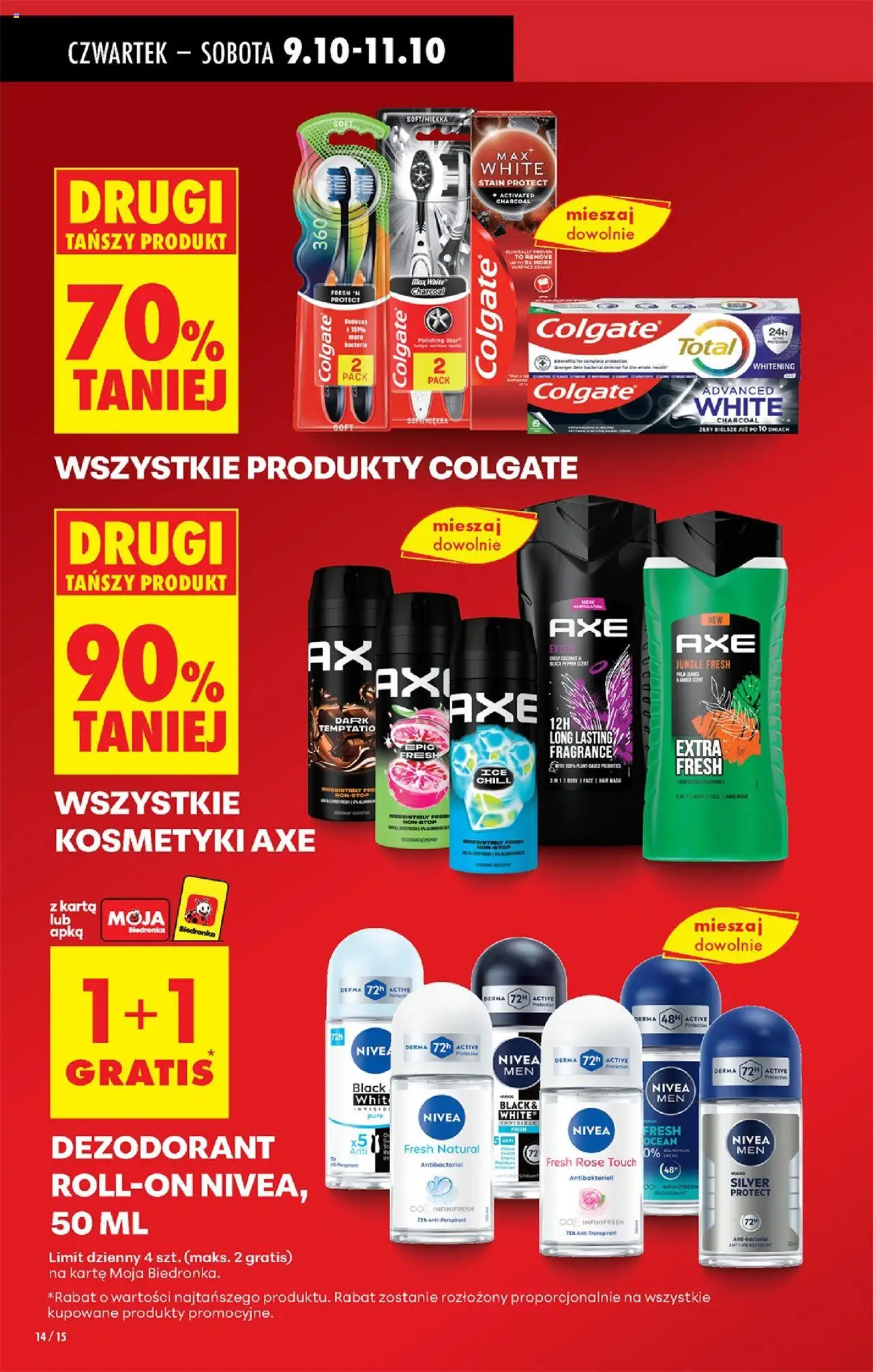 Biedronka gazetka - Oferta w tym tygodniu od 09.10.2025 | Strona: 18 | Produkty: Karta, Kosmetyki, Dezodorant