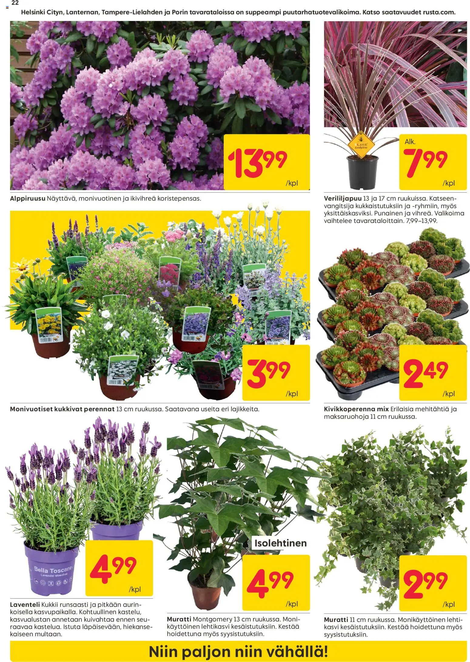 Rusta tarjoukset – voimassa 27.04.2026 alkaen | Sivu: 22