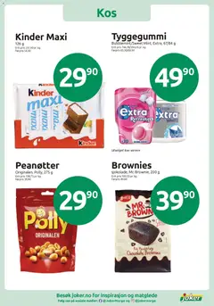 Forhåndsvisning av Brownies, sjokolade, Mr. Brownie, 200 g gyldig fra 21.04.2026 | Side: 9 | Produkter: Brizgalka, Față de pernă, Stoney, Peanøtter