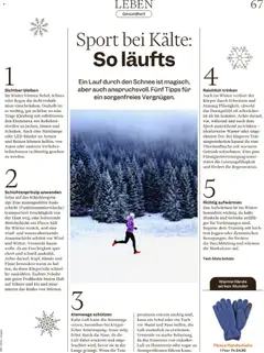 Migros Magazin ab 17.11.2025 gültig | Seite: 67 | Produkte: Schal, Handschuhe, Eis, Wasser