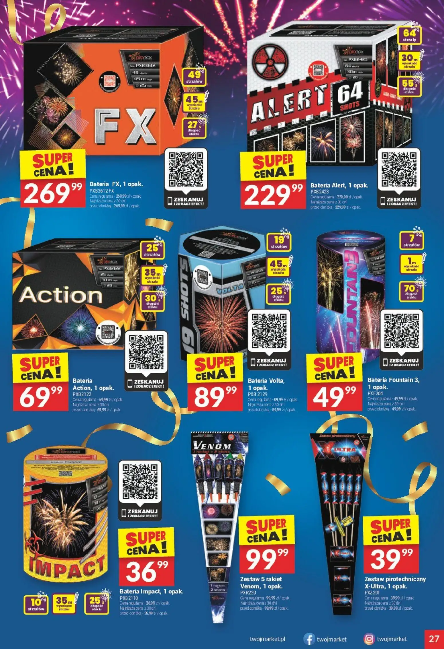 Twój Market Gazetka od 29.12.2025 | Strona: 27 | Produkty: Bateria