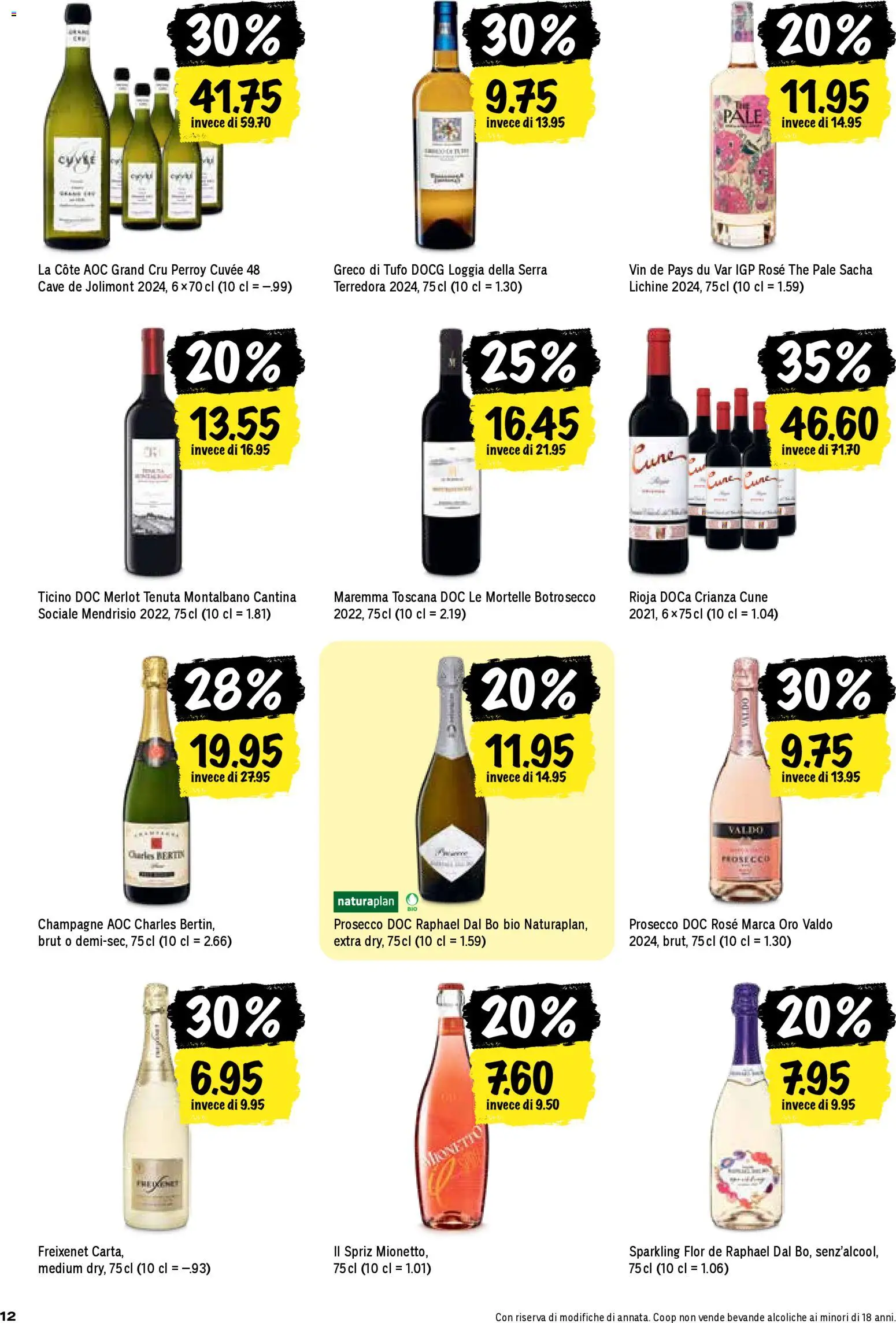 Coop - Una settimana di azioni – gültig ab 18.12.2025 | Seite: 12 | Produkte: Merlot