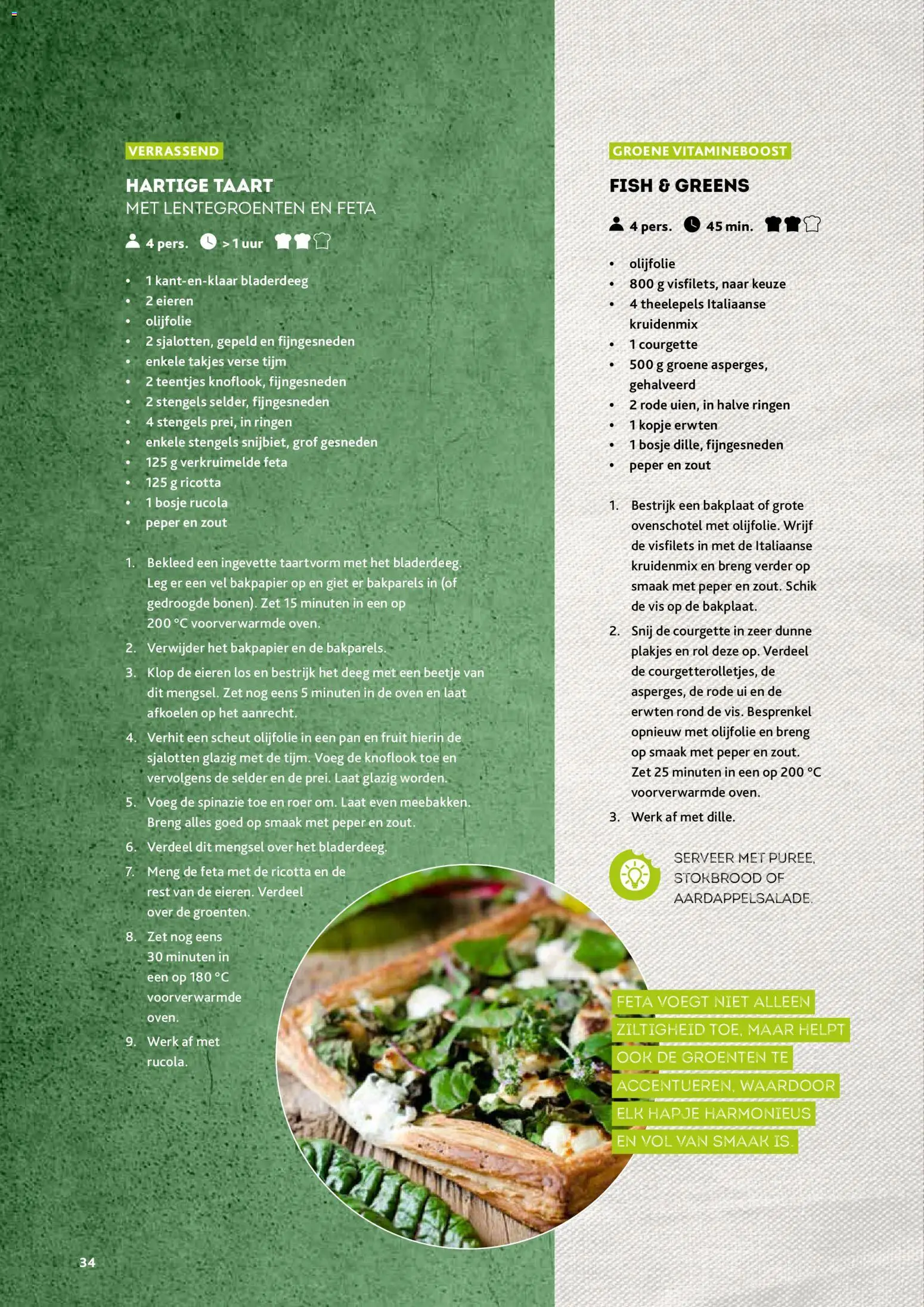 {H1} | Pagina: 34 | Producten: Stokbrood, Knoflook, Taart, Ui
