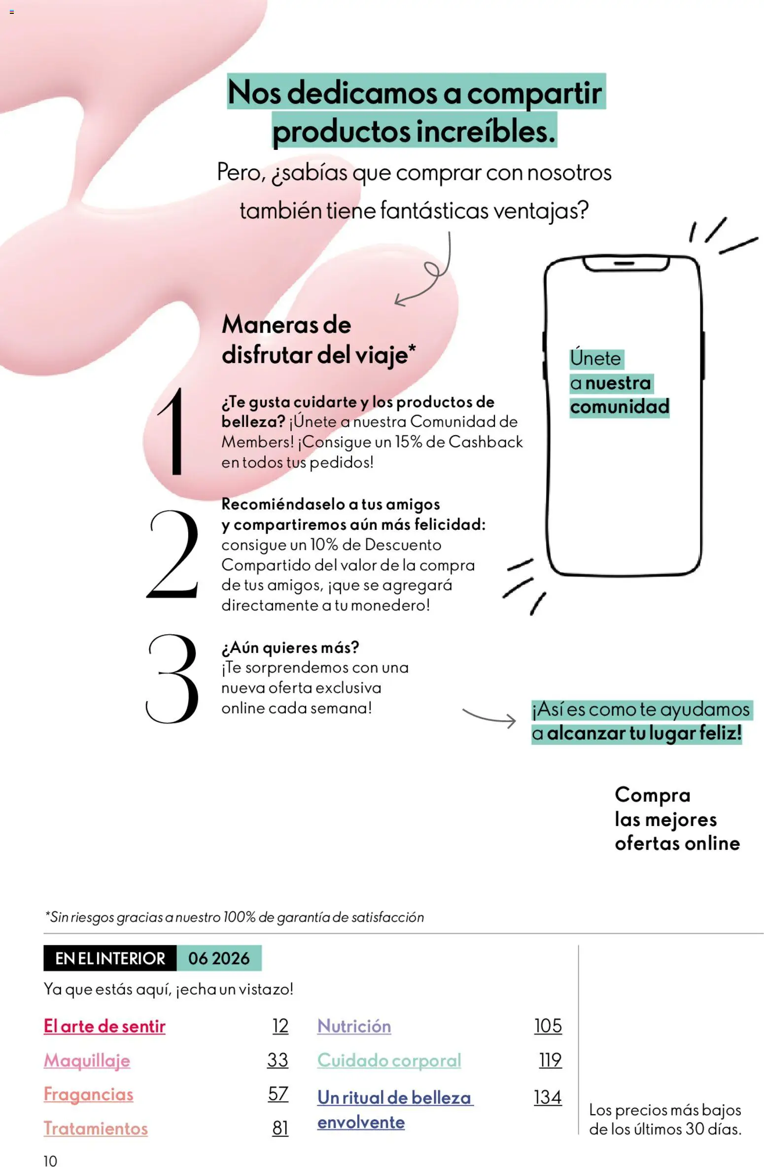 Oriflame - Catálogo Campaña 6 │ válido desde el 22.04.2026 | Página: 10 | Productos: Maquillaje, Té
