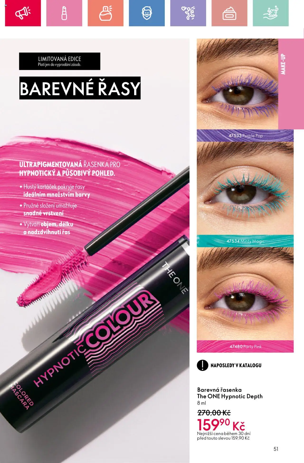 Oriflame katalog č.10/2025 od 06.07.2025 | Strana: 51 | Produkty: Makeup, Barvy, Řasenka