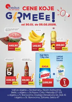 Medius cene koje grmeee - pregled Medius kataloga - važi od 30.01.2026