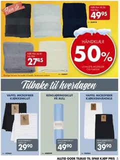 Forhåndsvisning av Spar Kjøp kundeavis gyldig fra 05.01.2026 | Side: 5 | Produkter: Håndklær