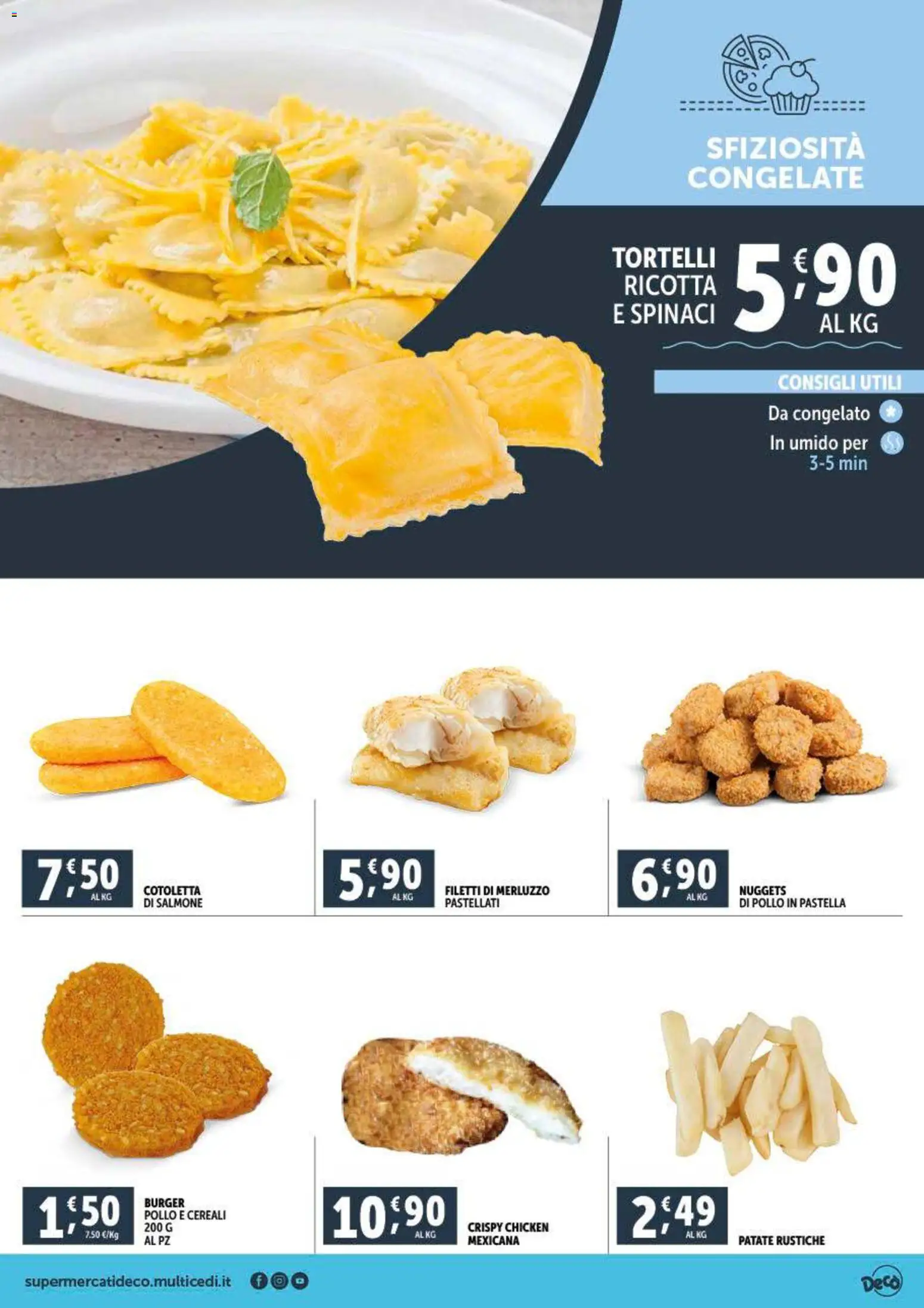 Volantino Decò del 09.01.2026 | Pagina: 3 | Prodotti: Cereali, Patate, Spinaci, Ricotta