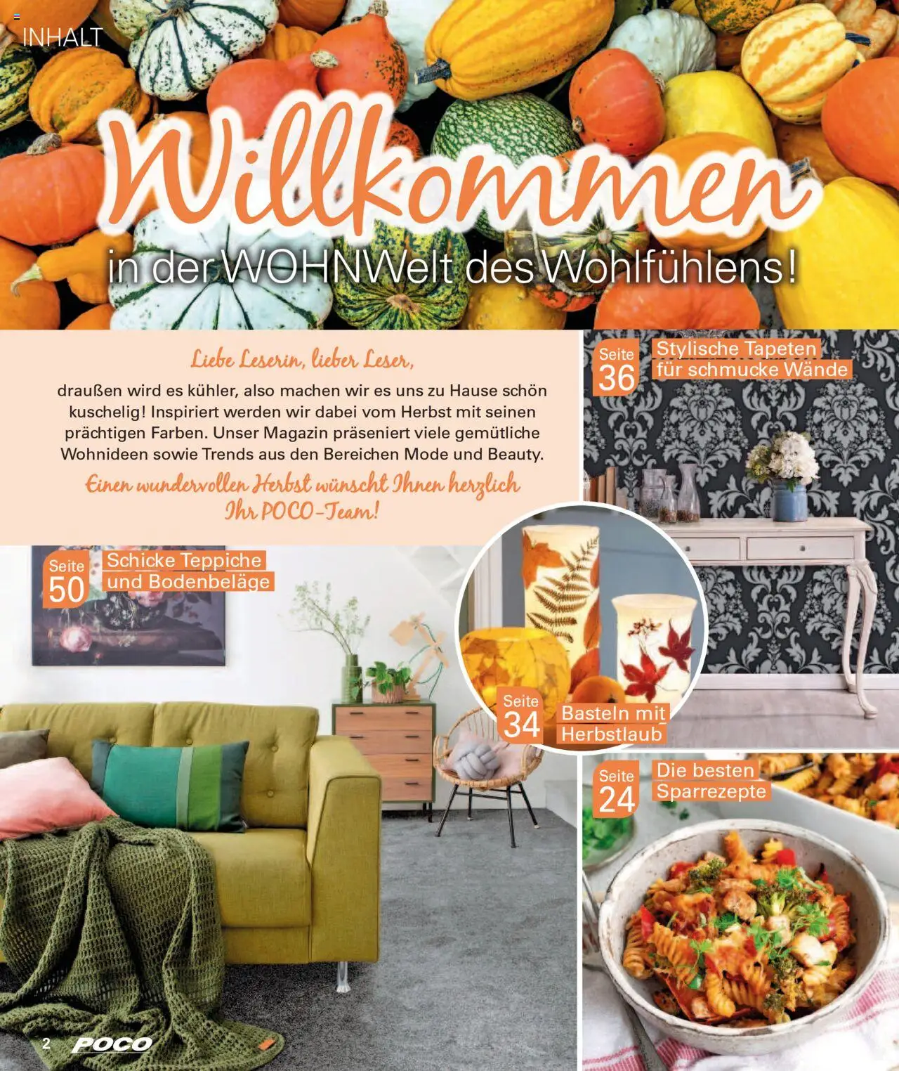 Poco Wohnwelt Herbst 2025 – gültig ab 01.09.2025 | Seite: 2