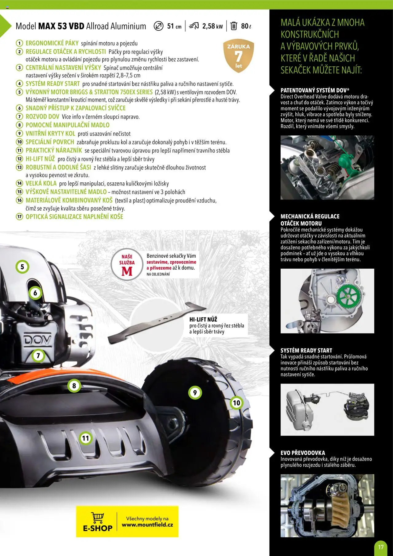 Mountfield katalog 2025 od 16.04.2025 | Strana: 17 | Produkty: Nůž, Sekáček, Koš, Kola