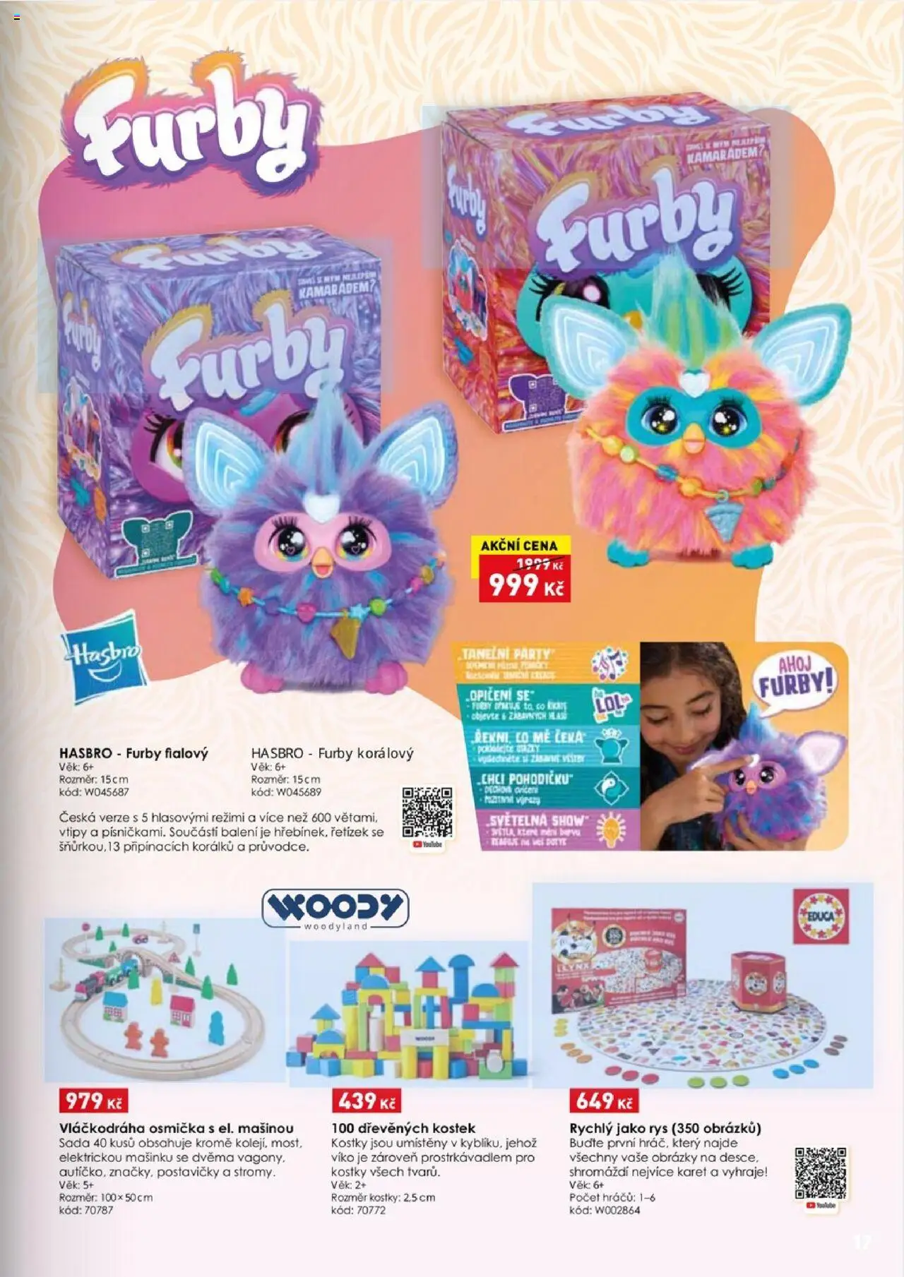 Wiky katalog - Vánoce 2025 od 14.10.2025 | Strana: 17 | Produkty: Kostky, Vláčkodráha