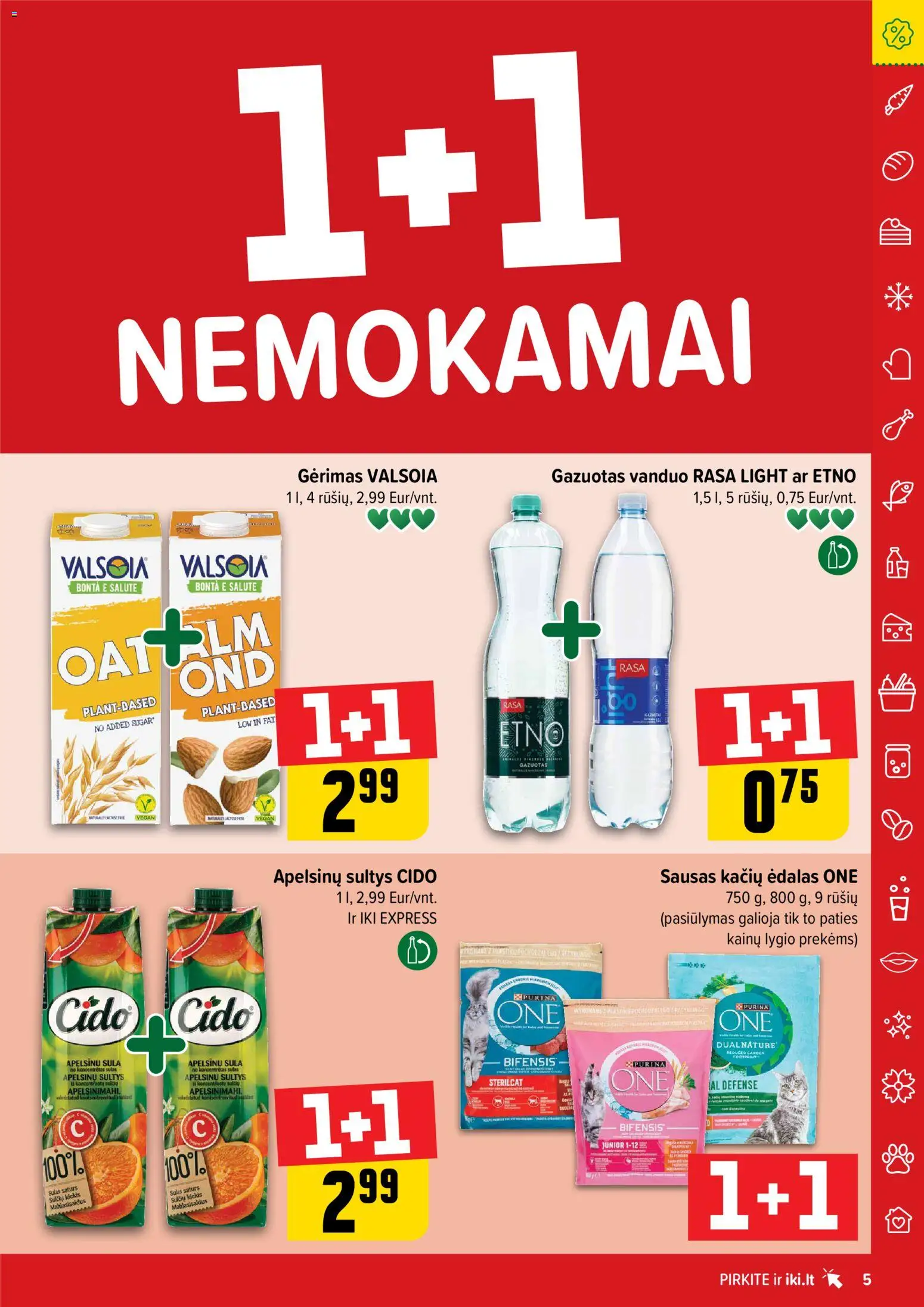 IKI akcijos nuo 06.04.2026 | Puslapis: 5 | Prekių: Sultys