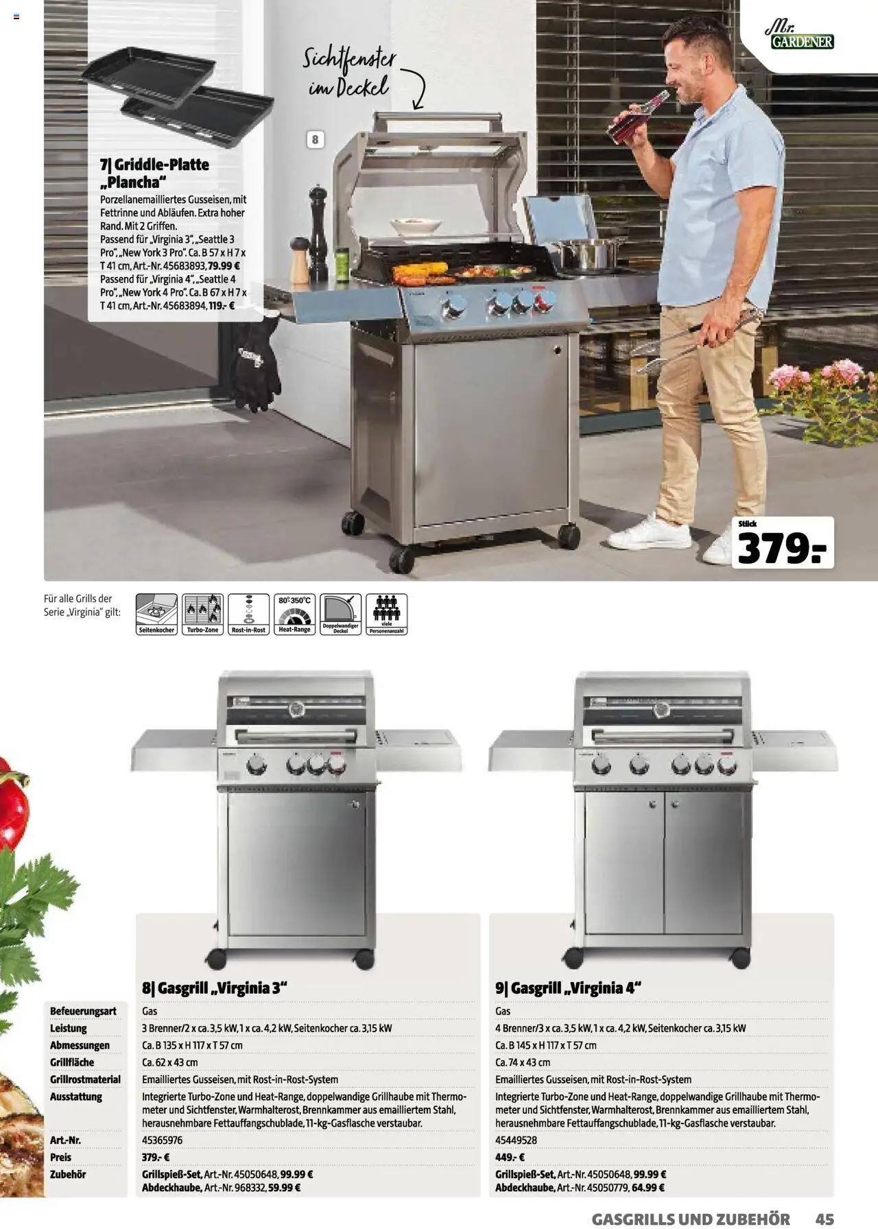 Hagebau Gartenkatalog 2025 gültig ab 05.03.2025 | Seite: 45 | Produkte: Zwiebeln, Salz, Pfeffer, Grill