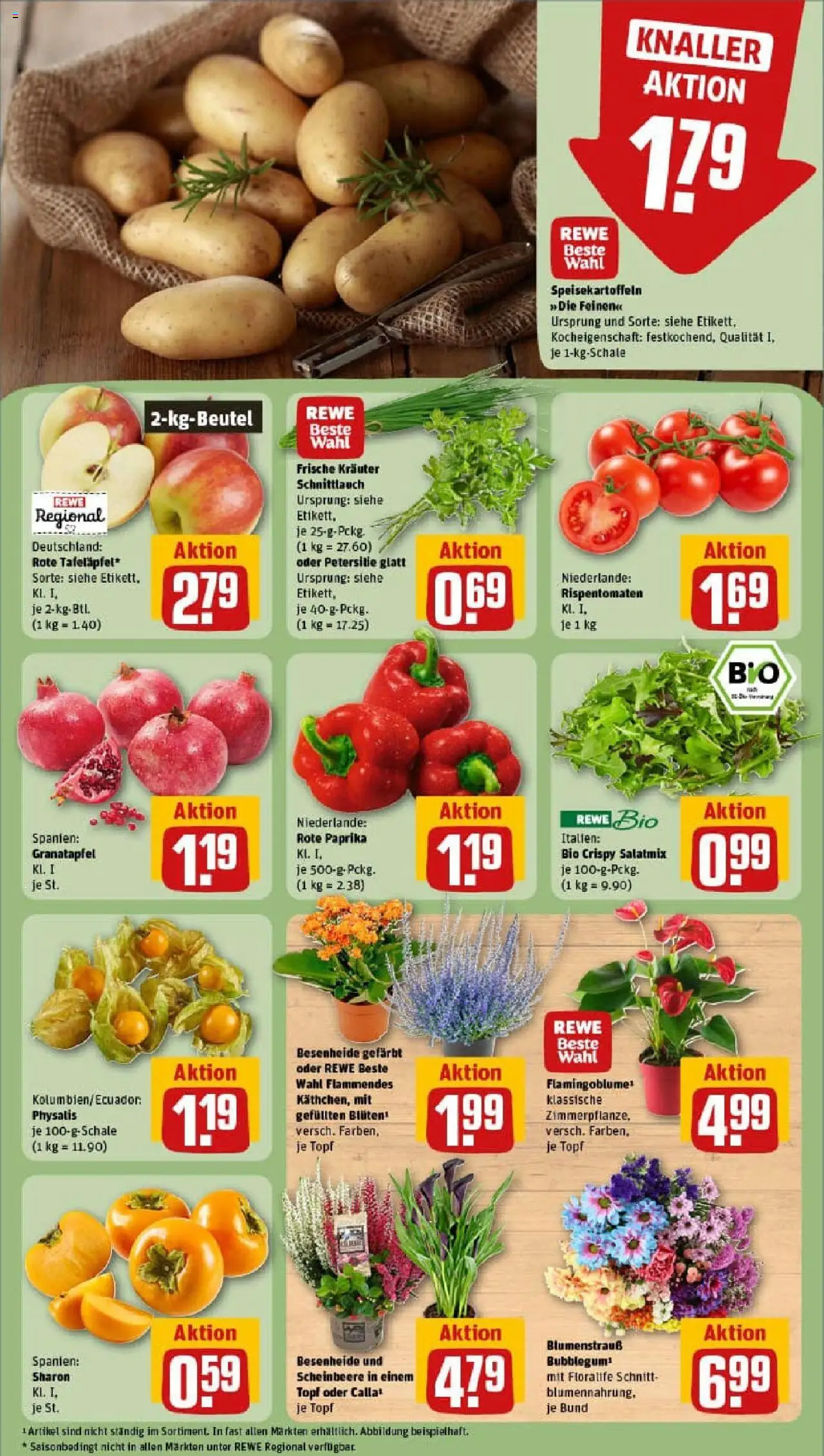 Rewe prospekt Borgentreich	 – gültig ab 21.09.2025 | Seite: 11 | Produkte: Granatapfel, Paprika, Petersilie
