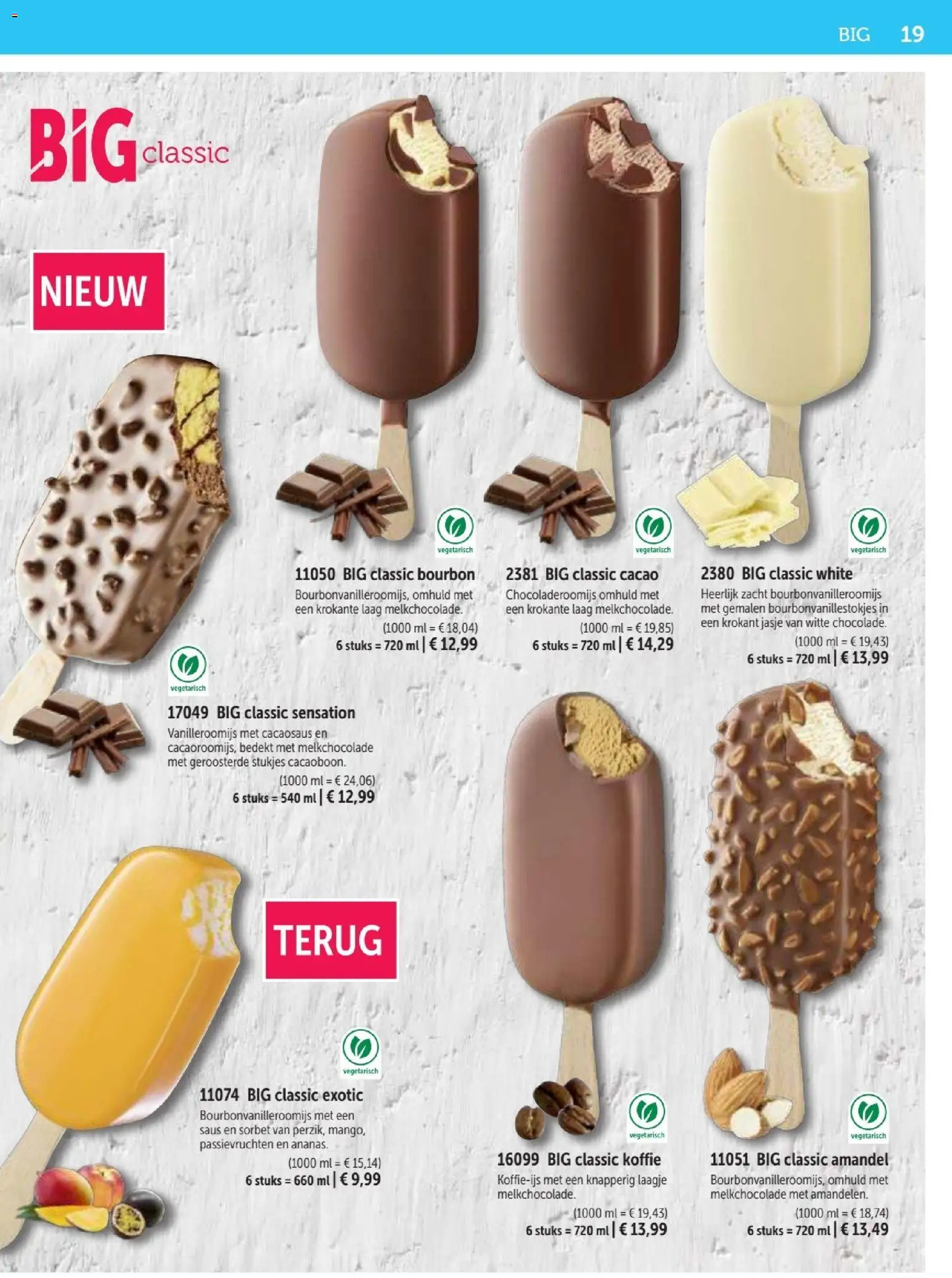 {H1} | Pagina: 19 | Producten: Bourbon, Saus, Koffie