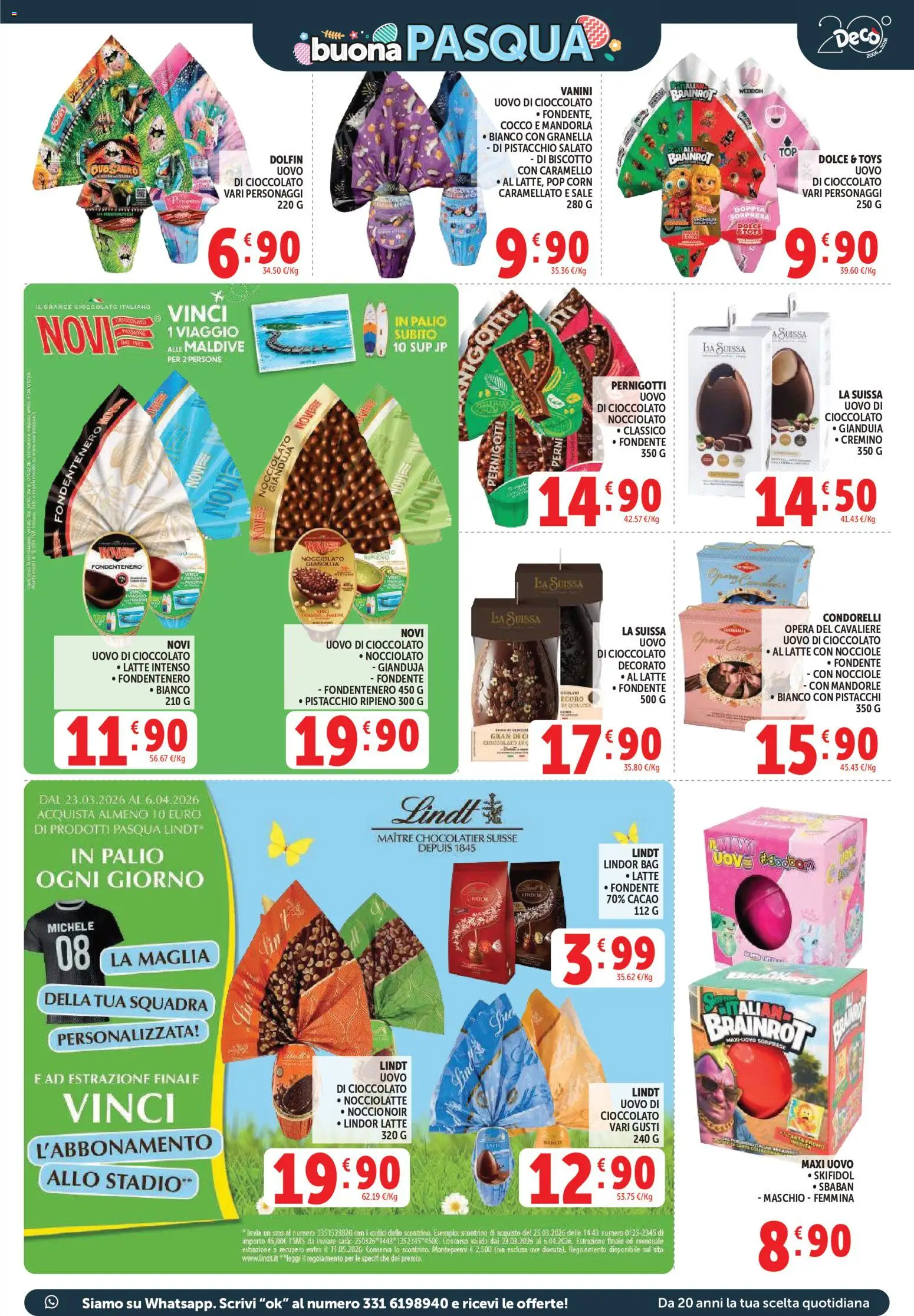 Volantino Decò del 27.03.2026 | Pagina: 3 | Prodotti: Cioccolato, Latte, Pistacchi, Cacao
