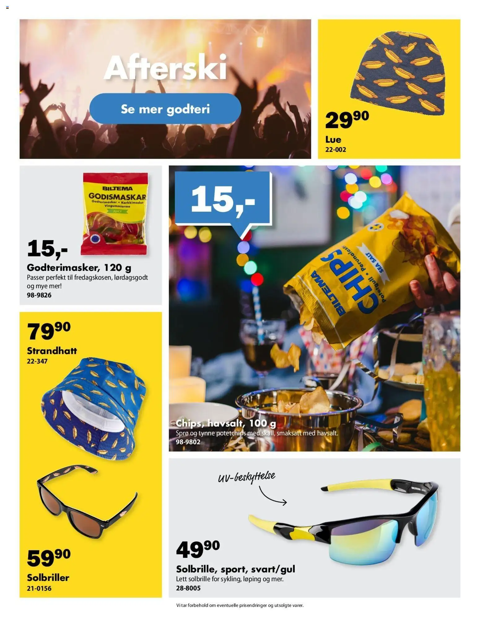 {H1} | Side: 4 | Produkter: Godteri, Solbriller