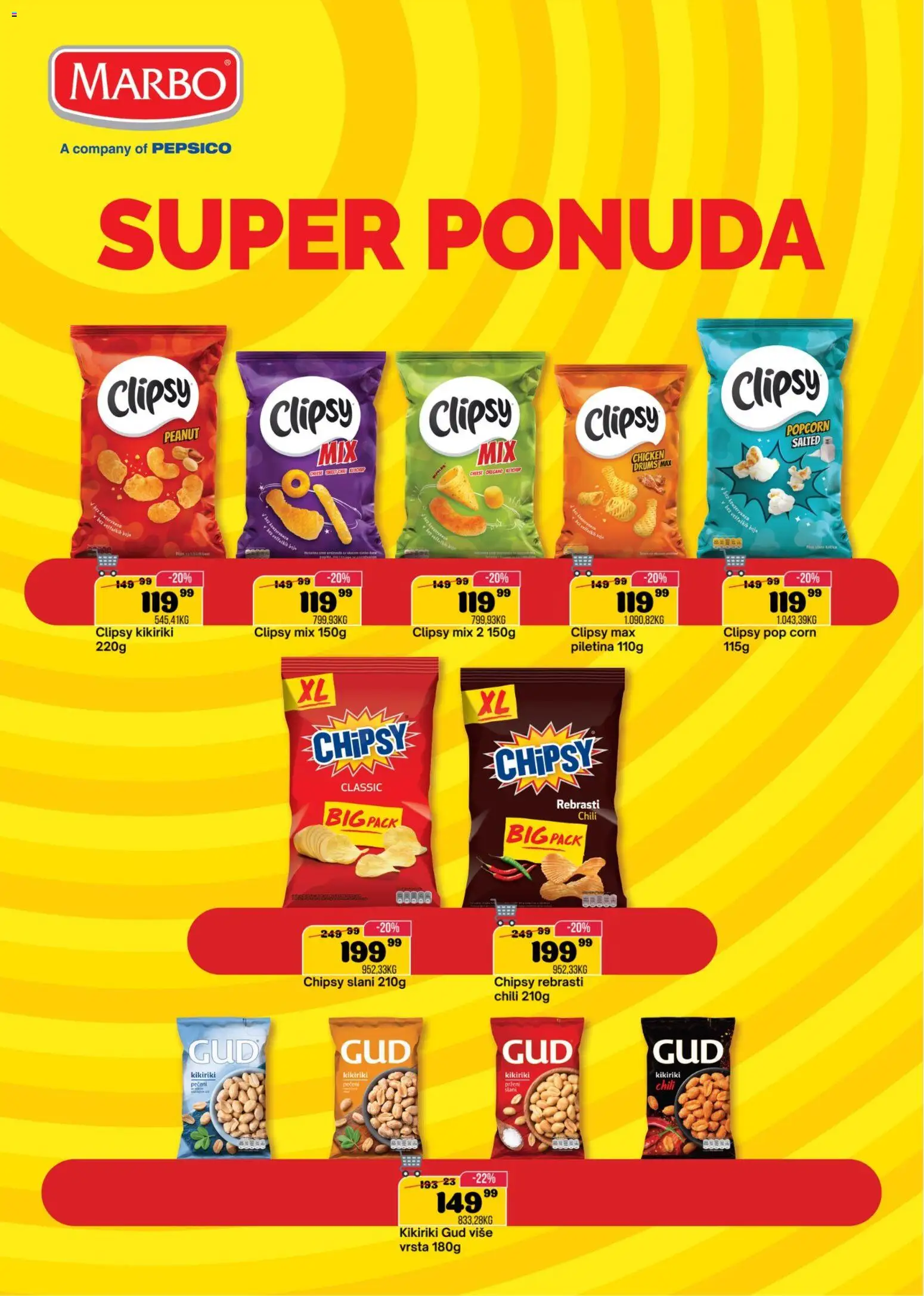 Senta Promet katalog - važi od 22.04.2026 | Strana: 3 | Proizvode: Kikiriki, Popcorn, Piletina, Pečeni kikiriki