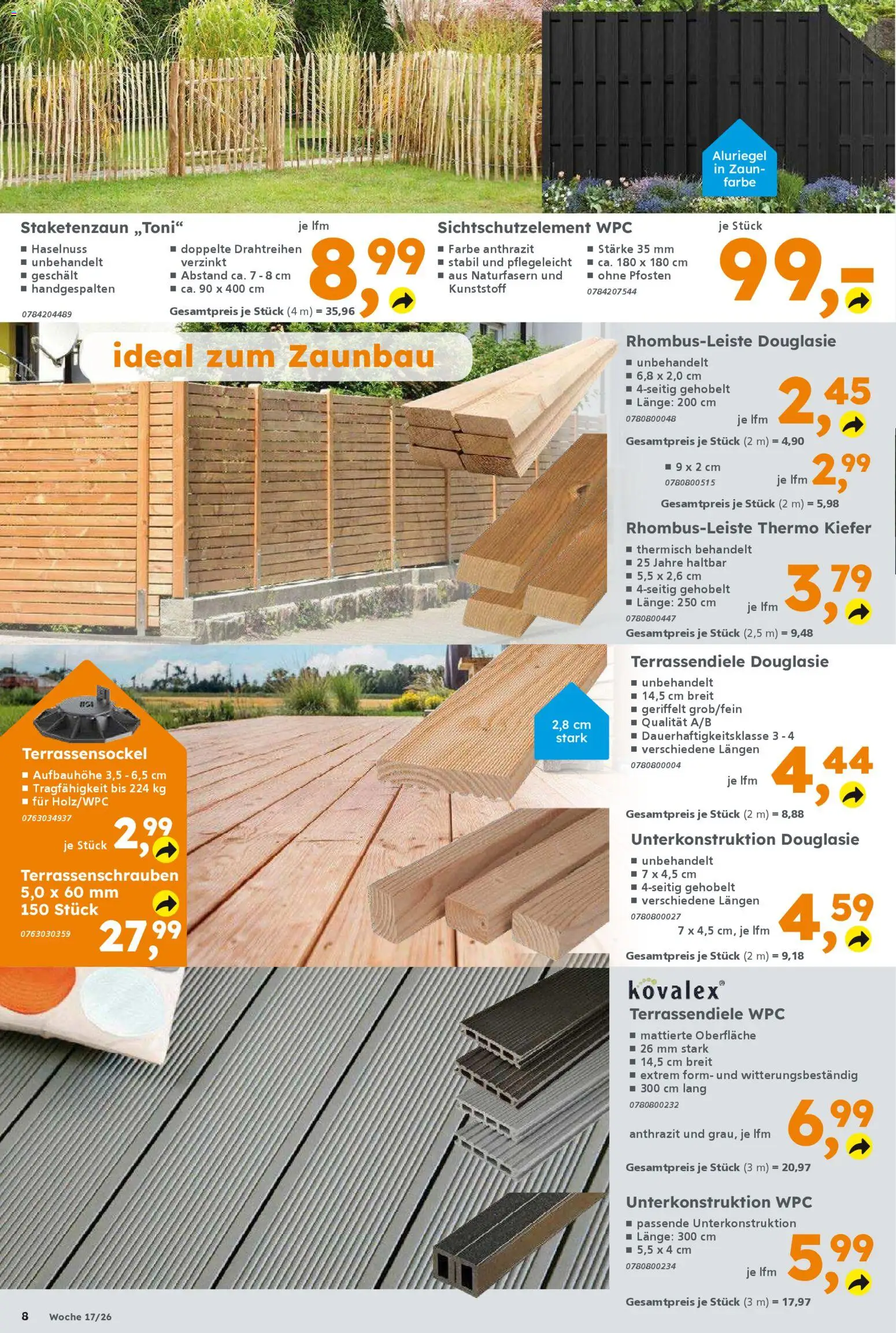 Globus Baumarkt Prospekt Berlin-Treptow	 – gültig ab 20.04.2026 | Seite: 8