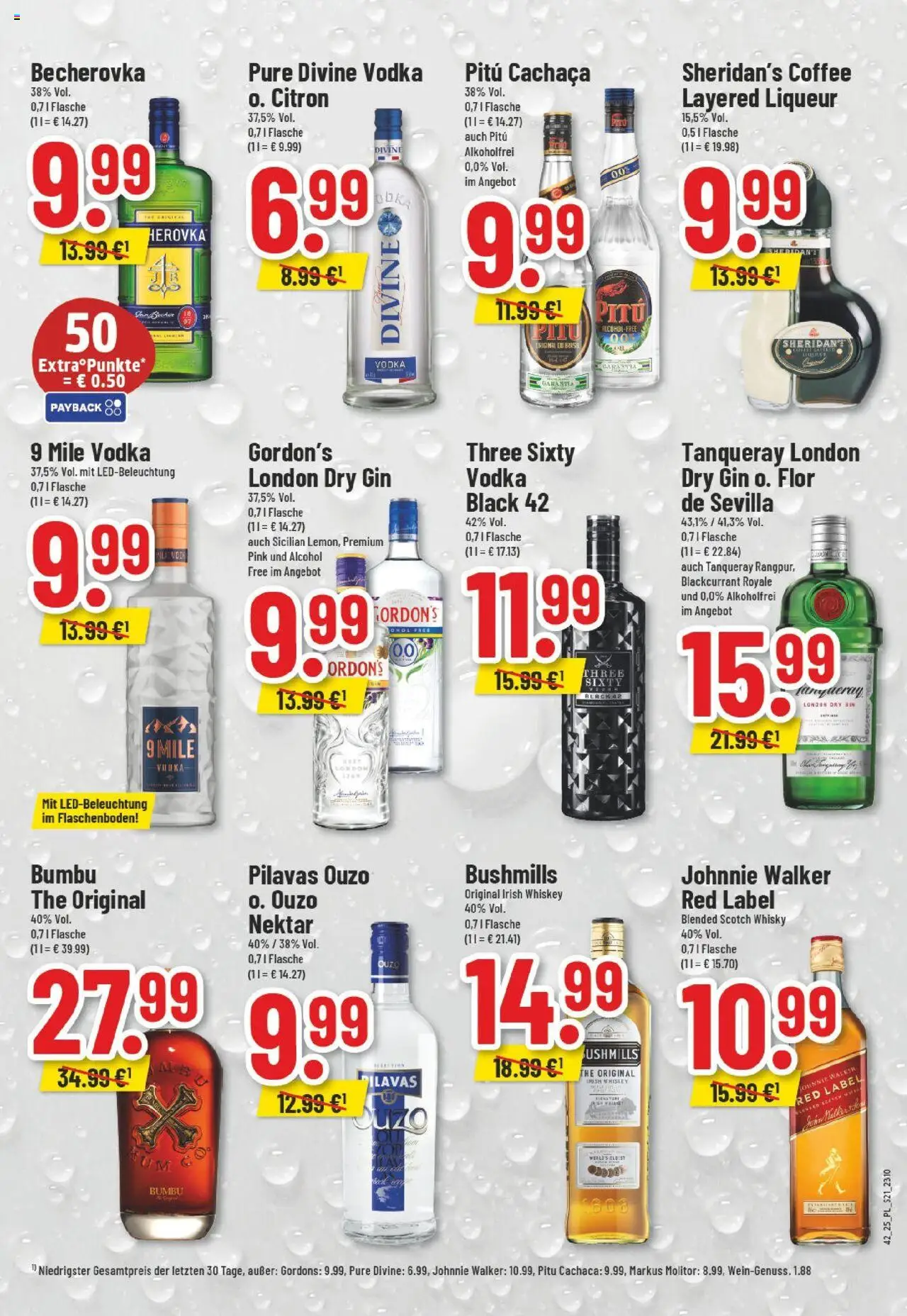 Edeka prospekt Goch	 – gültig ab 13.10.2025 | Seite: 21 | Produkte: Ouzo, Vodka, Whiskey, Johnnie walker