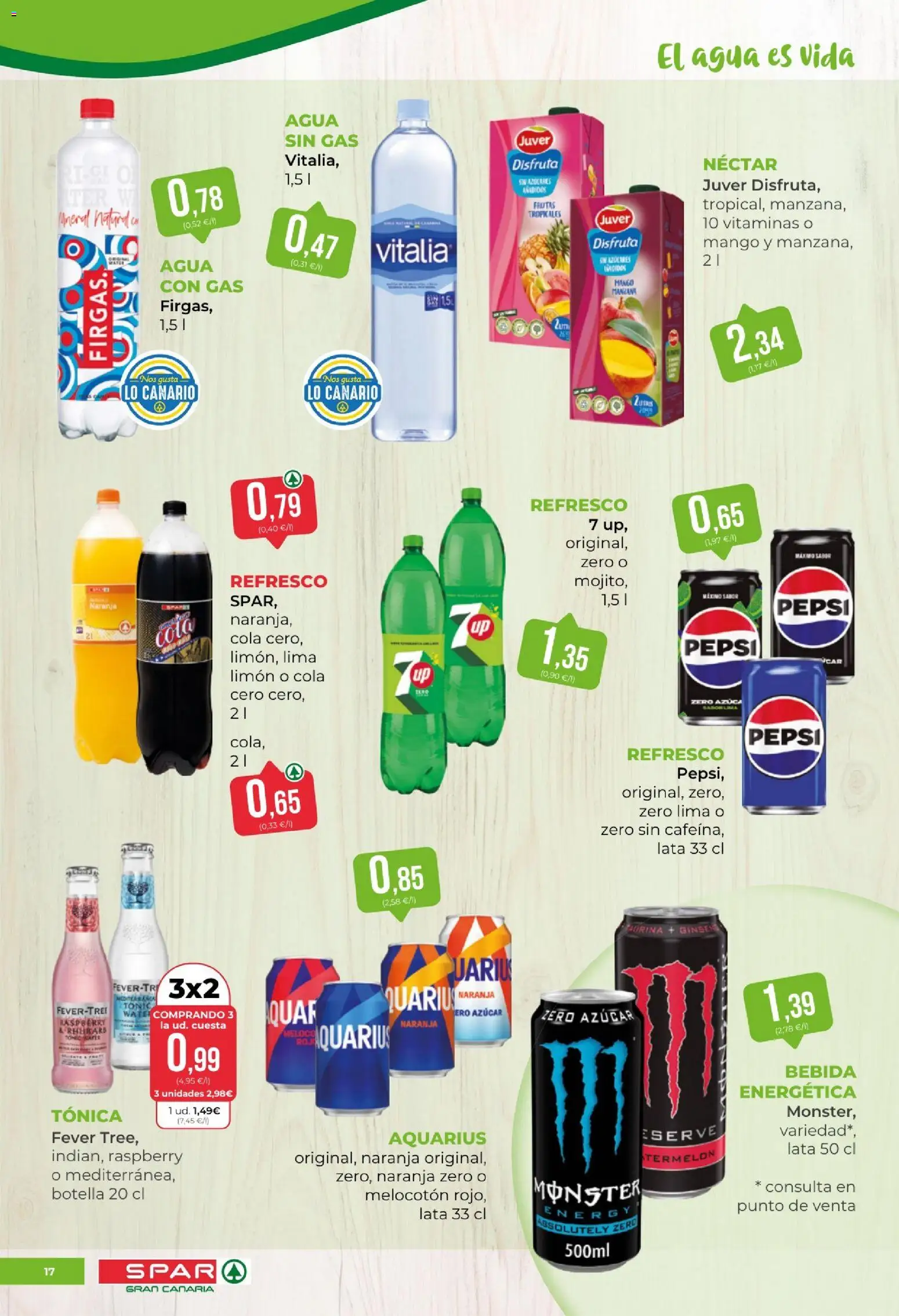 Spar - folleto │ válido desde el 14.11.2025 | Página: 17 | Productos: Lima, Ρούτερ, Néctar