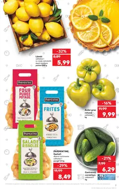 Ofertele Kaufland valabile de la 24.12.2025 | Pagină: 7 | Produse: Pungă, Ardei, Castraveți, Cartofi