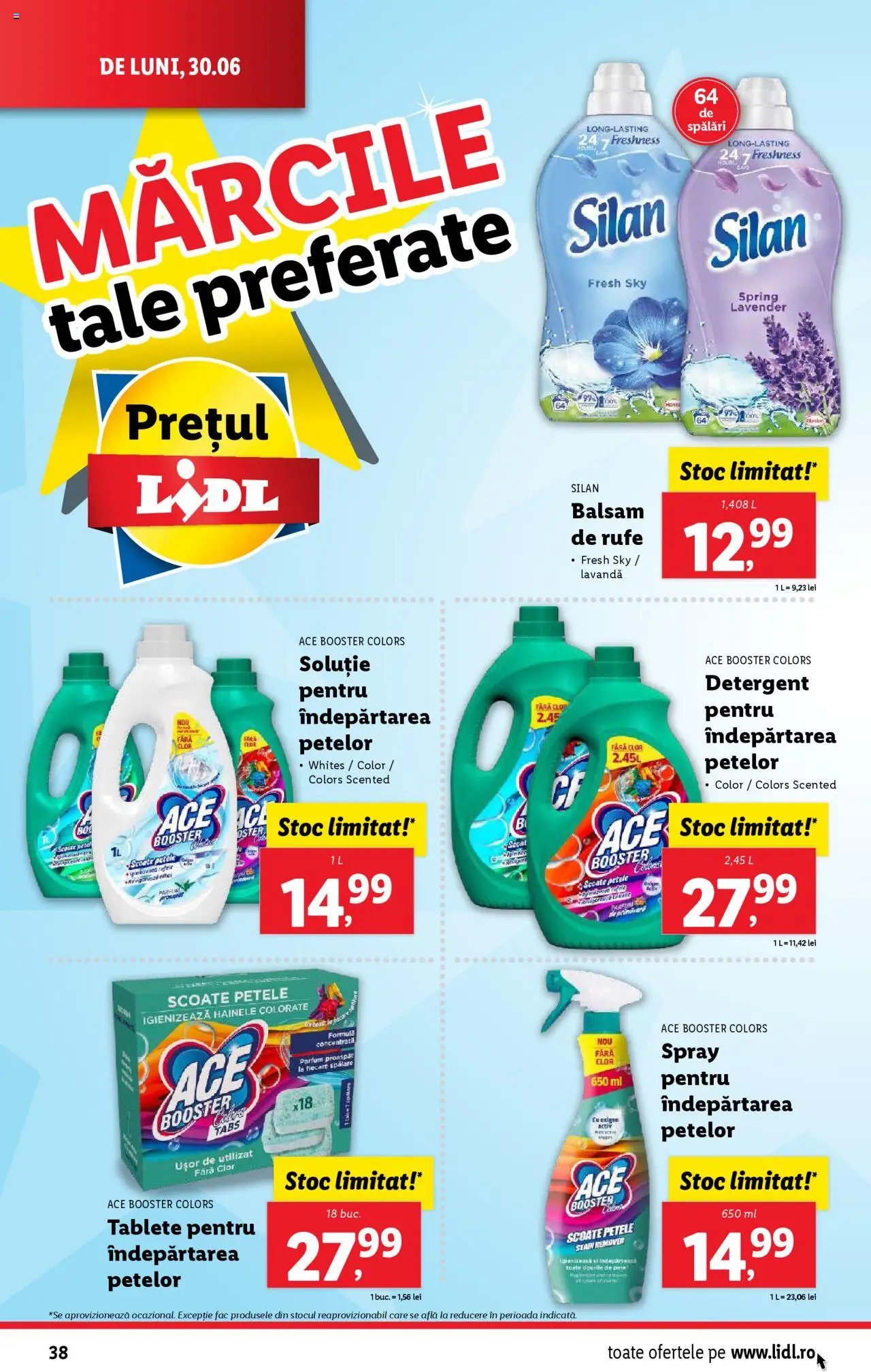 Catalog Lidl – valabil de la 30.06.2025 | Pagină: 38 | Produse: Parfum, Balsam, Detergent