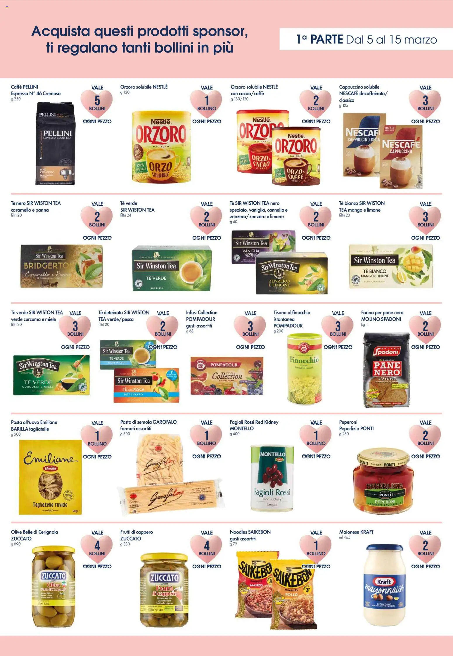 Volantino Galassia del 05.03.2026 | Pagina: 5 | Prodotti: Tagliatelle, Manzo, Olive, Pesca