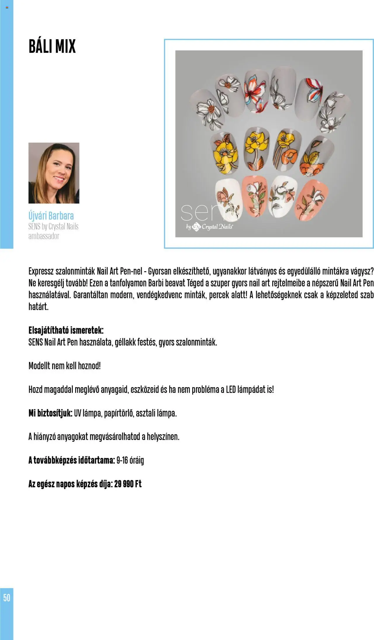 Crystal Nails akciós ujság - amely érvényes a következő dátumtól: 01.06.2025 | Oldal: 50