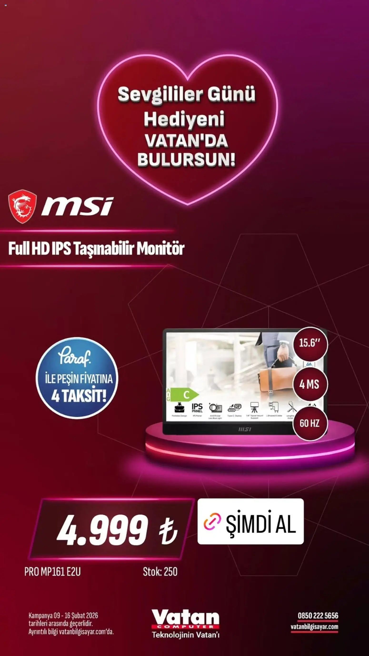 Vatan Bilgisayar İndirim - 09.02.2026 tarihinden itibaren geçerlidir | Sayfa: 12