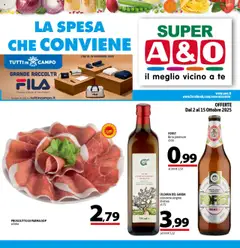 Anteprima del volantino A&O Supermercato catalogo valido a partire dal 02.10.2025