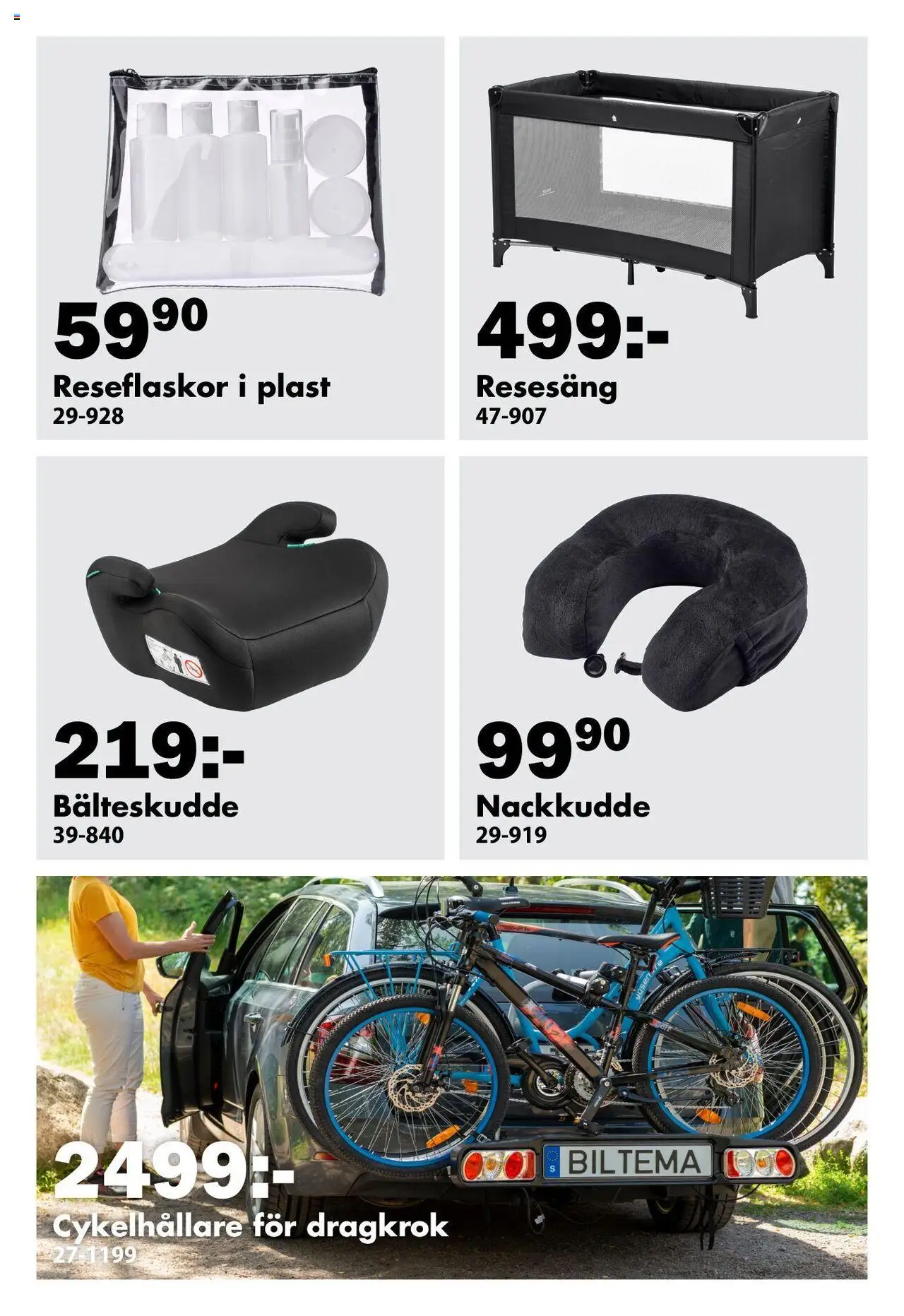 Biltema reklamblad aktuell från 01.08.2025 | Sida: 11 | Produkter: Nackkudde