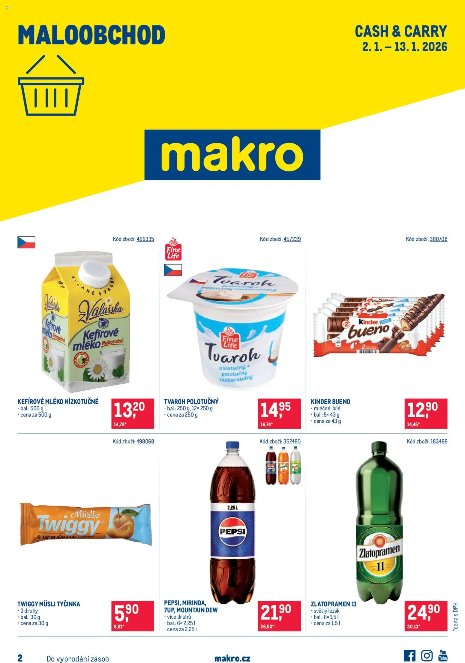 Makro leták - Maloobchod od 02.01.2026 | Strana: 1
