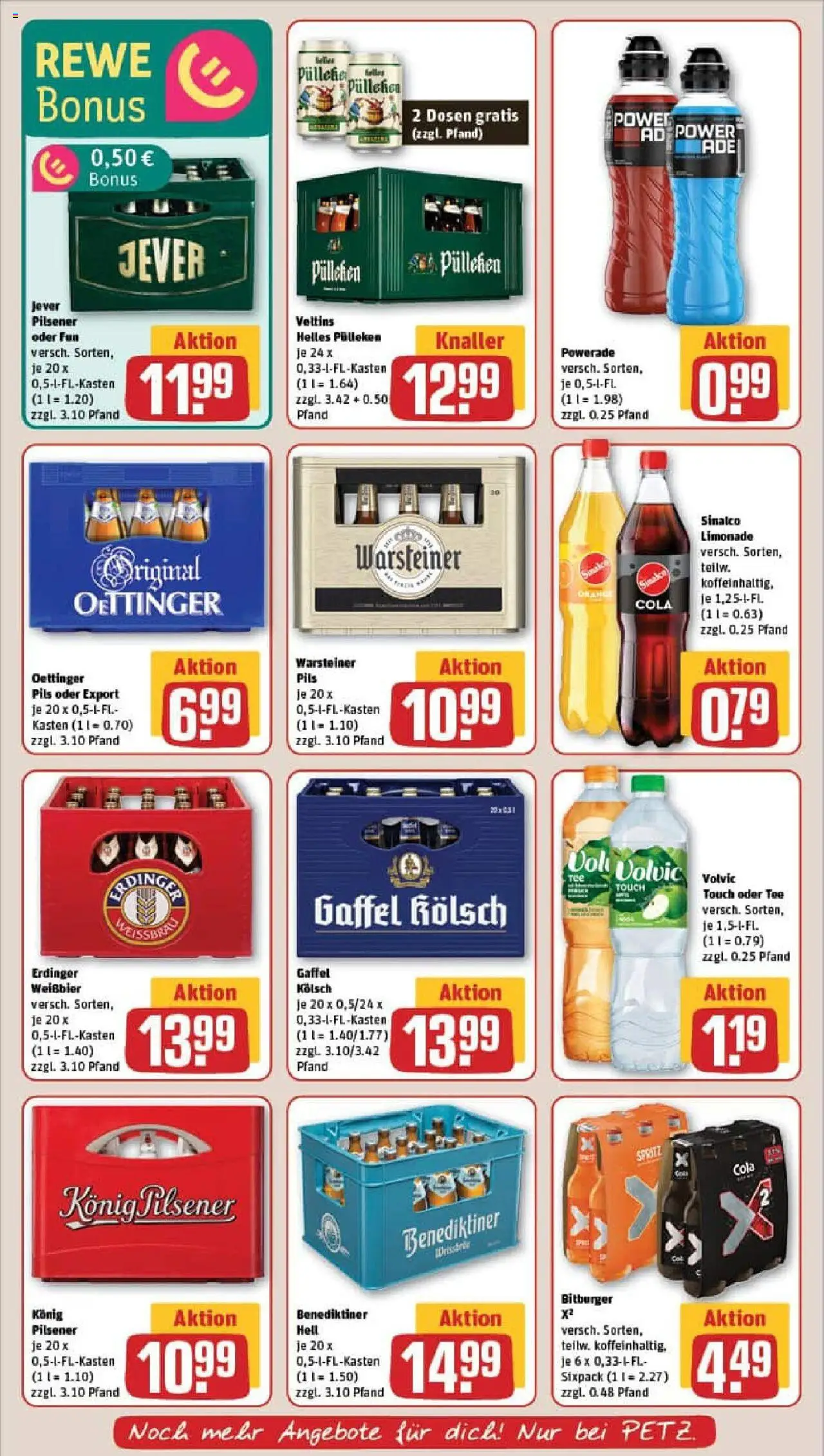 Rewe prospekt Wiehl	 - gültig ab dem 20.07.2025 | Seite: 16 | Produkte: Helles pulleken, Pils, Warsteiner, Tee