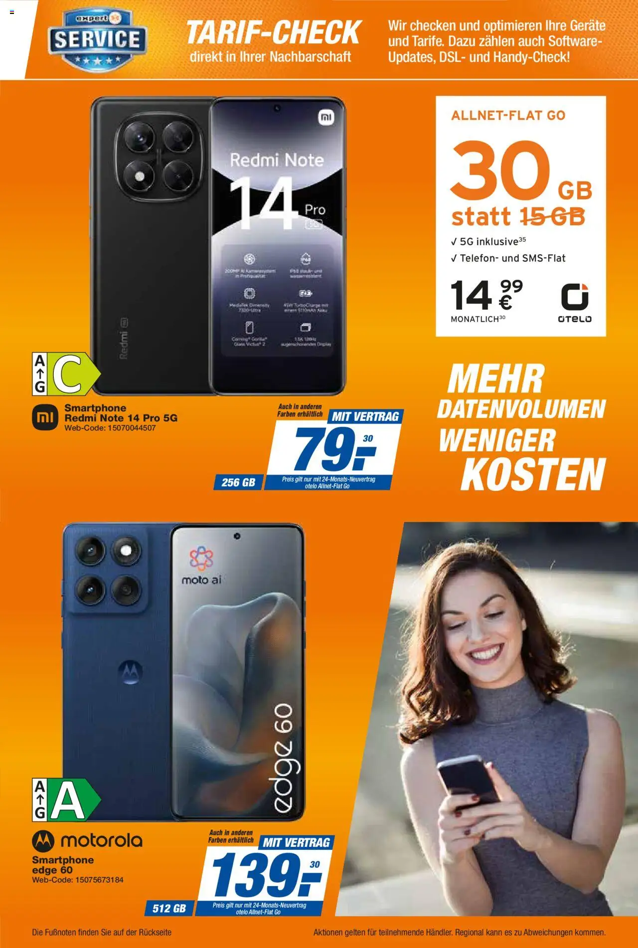 Expert Smarthphone Highlights im Oktober – gültig ab 01.10.2025 | Seite: 13 | Produkte: Telefon, Smartphone