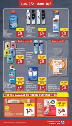 Vista previa LA COCINA® Masa fresca de empanada, 280 g válido desde el 02.02.2026 | Página: 9 | Productos: Desodorante, Quitamanchas, Bizcocho, Lavavajillas