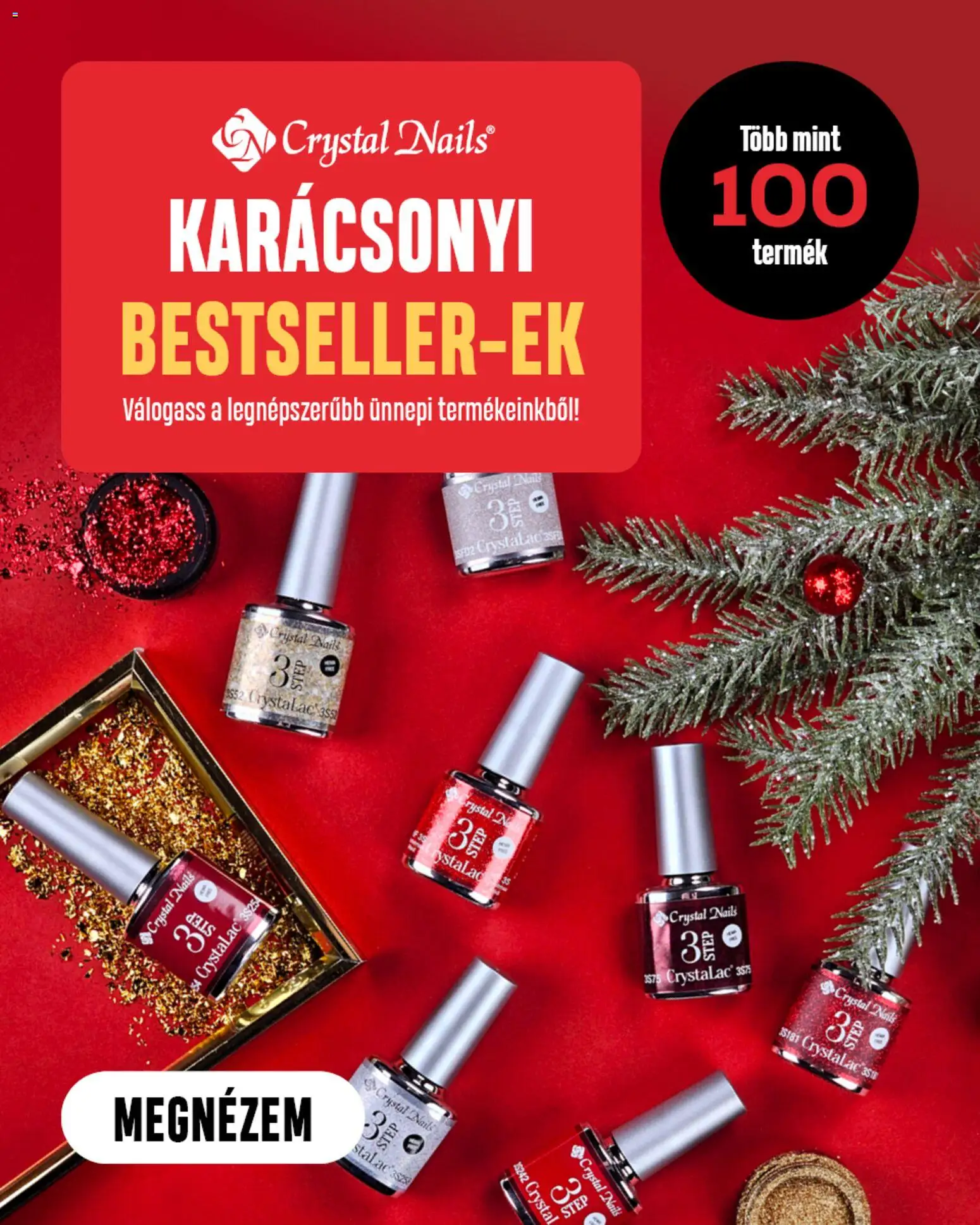 Crystal Nails akciós ujság - amely érvényes a következő dátumtól: 09.11.2025 | Oldal: 1